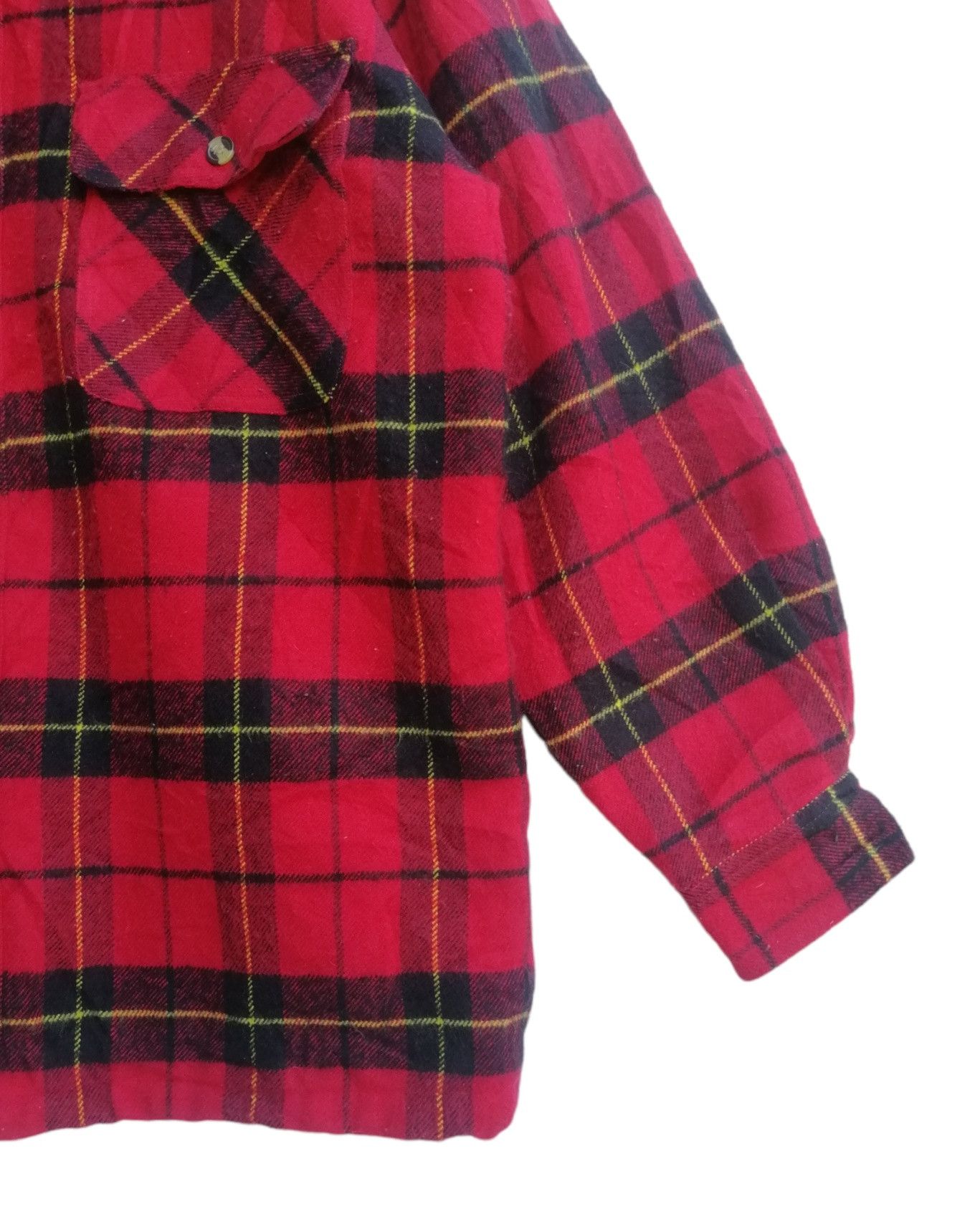Flannel Vintage The Air Force Flannel Lined Sherpa Shacket Jacket Size US M / EU 48-50 / 2 - 5 Thumbnail