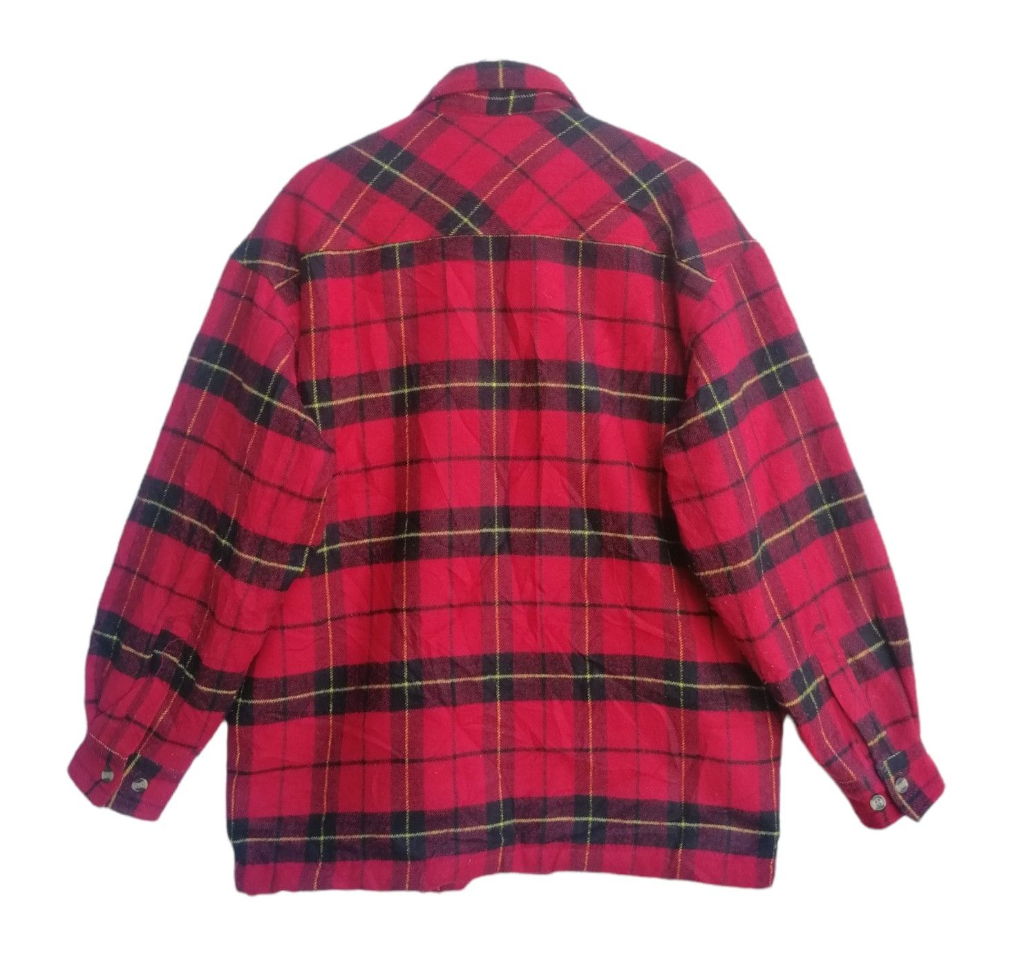 Flannel Vintage The Air Force Flannel Lined Sherpa Shacket Jacket Size US M / EU 48-50 / 2 - 6 Thumbnail