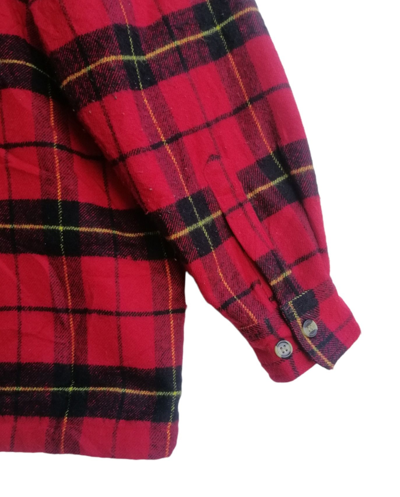 Flannel Vintage The Air Force Flannel Lined Sherpa Shacket Jacket Size US M / EU 48-50 / 2 - 7 Thumbnail