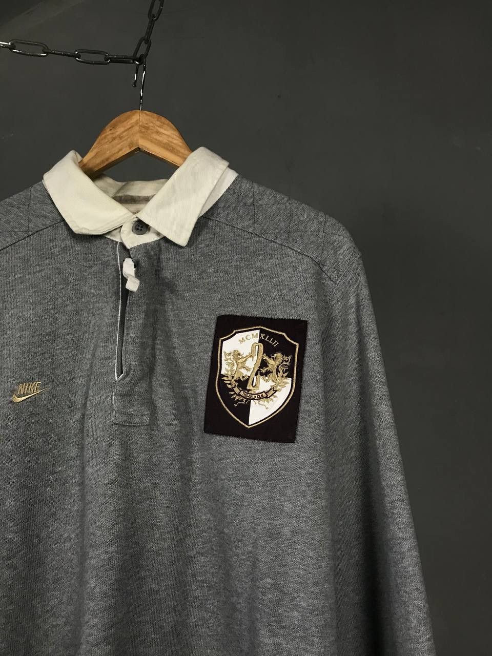 Vintage Nike x Hooker’s Jersey streetwear vintage rugby sweatshirt Size US L / EU 52-54 / 3 - 2 Thumbnail