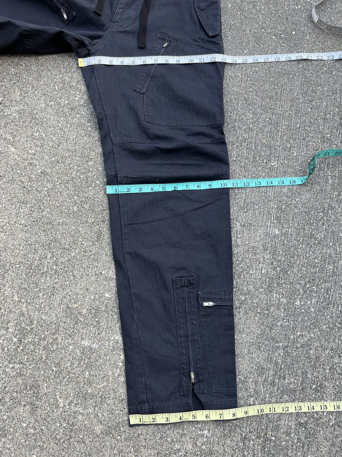 Beams Plus Vintage BEAMS Drawstring Waist HBT Stripes Parachute Cargo Size US 30 / EU 46 - 3 Thumbnail