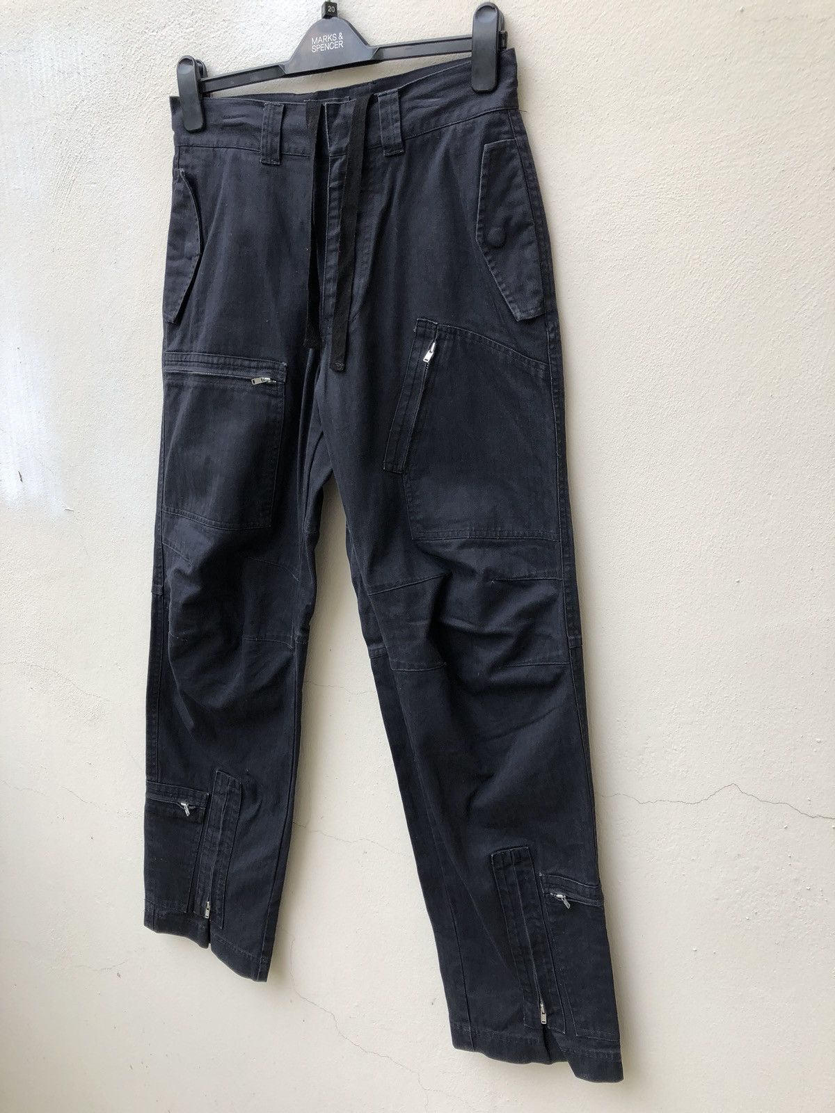 Beams Plus Vintage BEAMS Drawstring Waist HBT Stripes Parachute Cargo Size US 30 / EU 46 - 9 Thumbnail