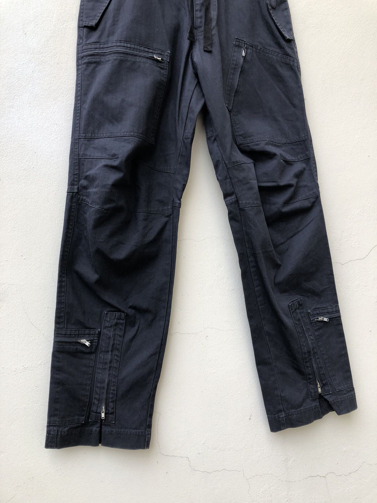 Beams Plus Vintage BEAMS Drawstring Waist HBT Stripes Parachute Cargo Size US 30 / EU 46 - 10 Thumbnail