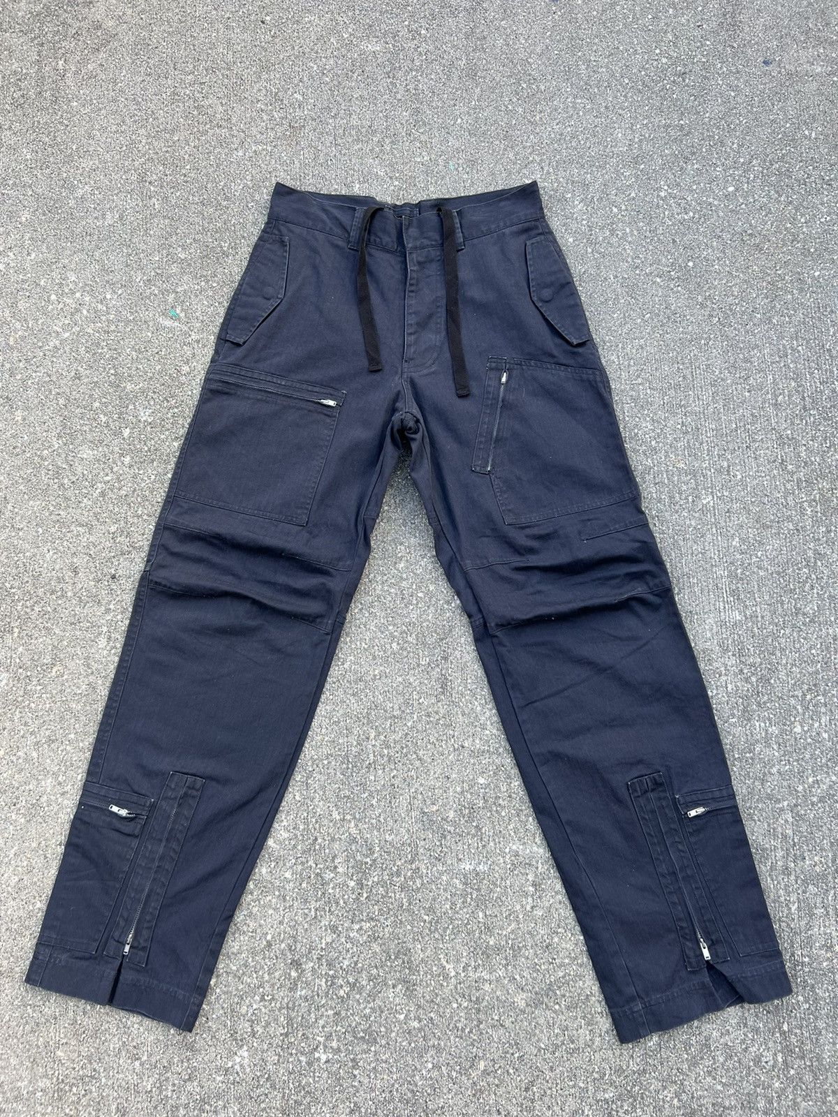 Beams Plus Vintage BEAMS Drawstring Waist HBT Stripes Parachute Cargo Size US 30 / EU 46 - 1 Thumbnail