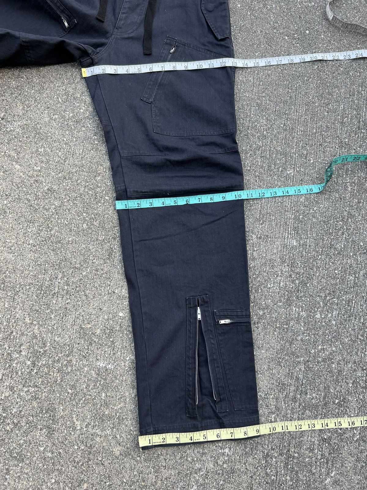 Beams Plus Vintage BEAMS Drawstring Waist HBT Stripes Parachute Cargo Size US 30 / EU 46 - 4 Thumbnail