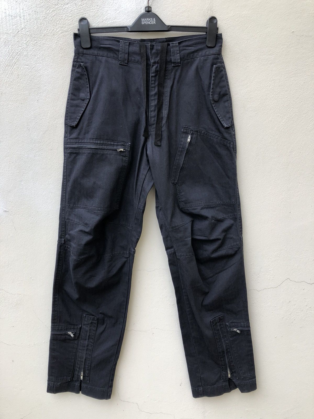 Beams Plus Vintage BEAMS Drawstring Waist HBT Stripes Parachute Cargo Size US 30 / EU 46 - 8 Thumbnail