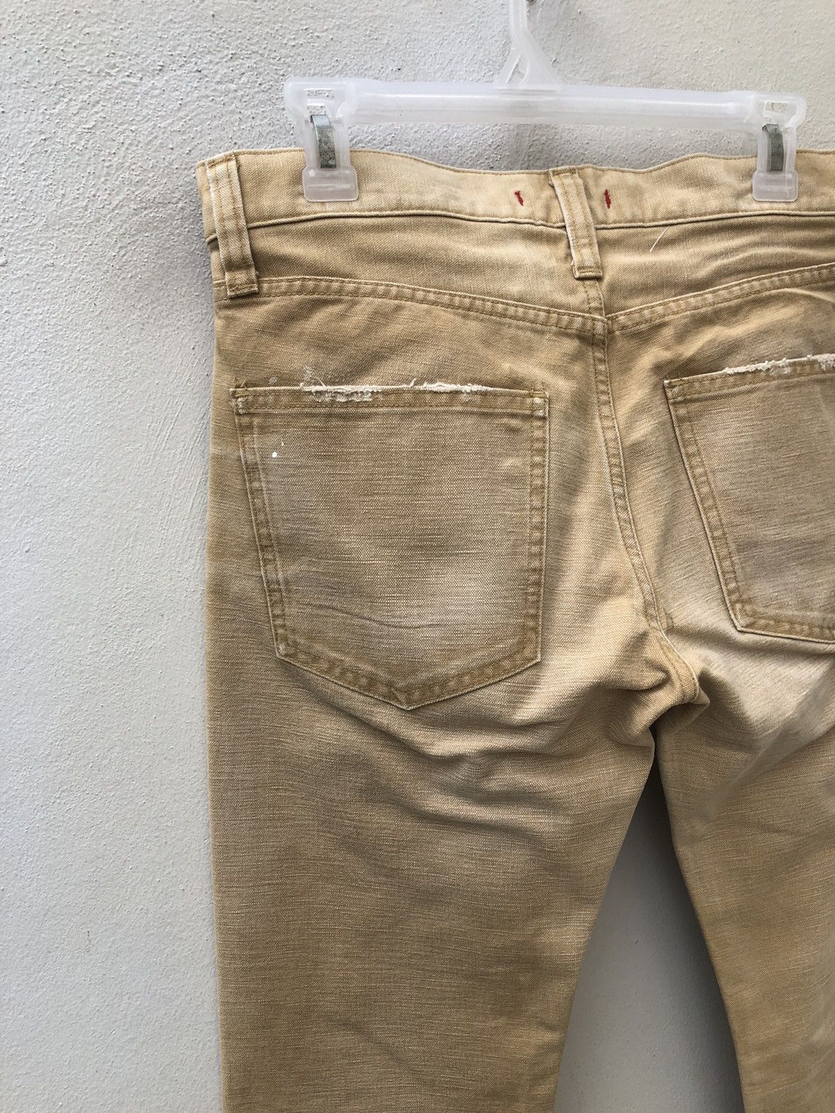 Beams Plus BEAMS X RED CARD Japan Distressed Painter Denim Skinny Jeans Size US 29 - 15 Thumbnail