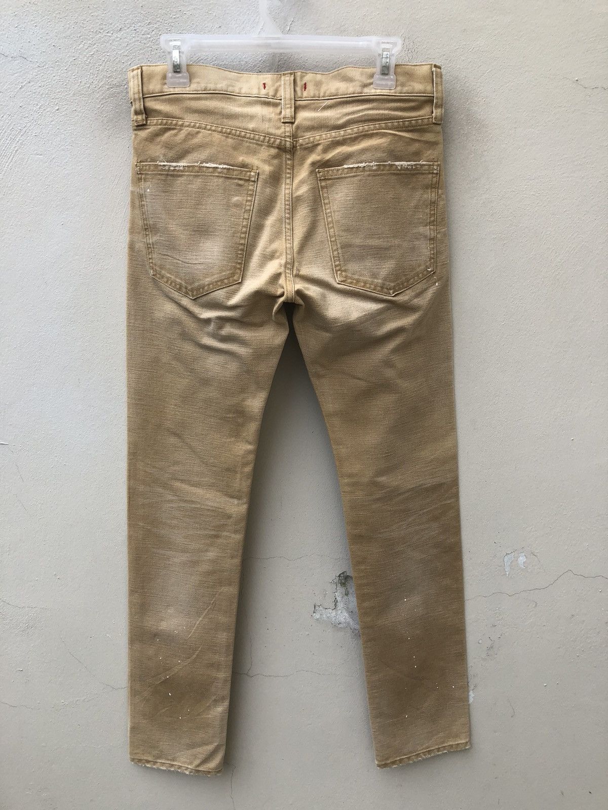 Beams Plus BEAMS X RED CARD Japan Distressed Painter Denim Skinny Jeans Size US 29 - 14 Thumbnail