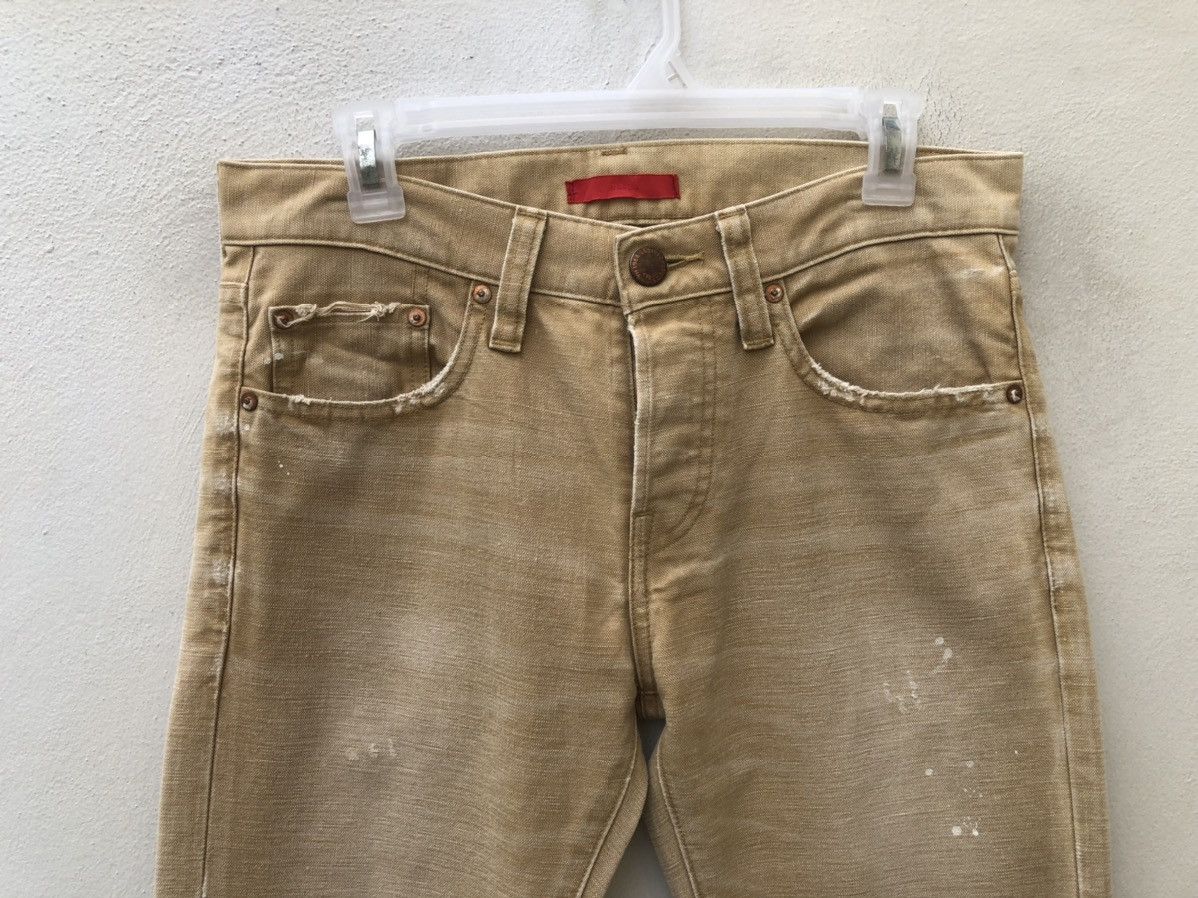 Beams Plus BEAMS X RED CARD Japan Distressed Painter Denim Skinny Jeans Size US 29 - 7 Thumbnail