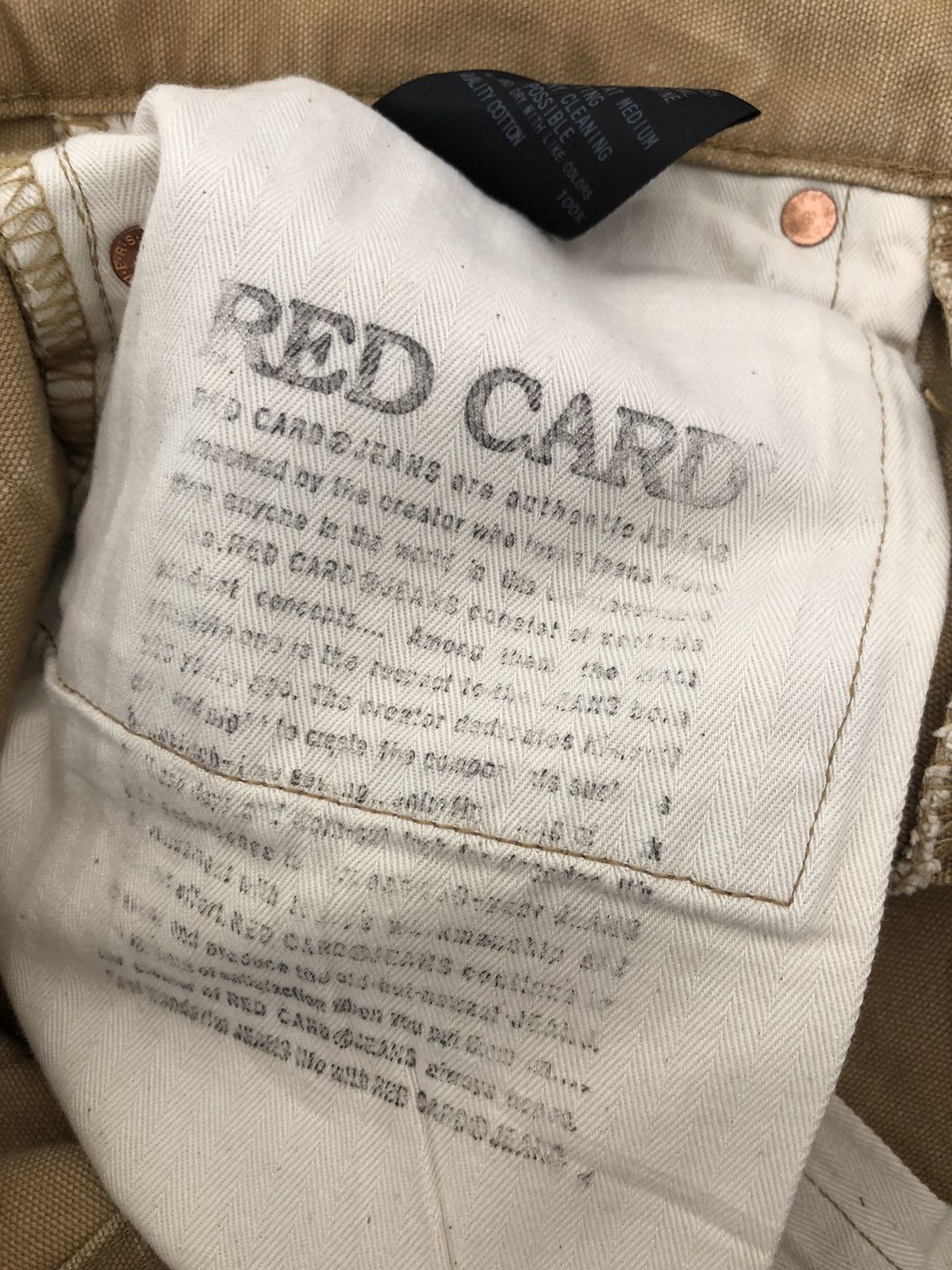 Beams Plus BEAMS X RED CARD Japan Distressed Painter Denim Skinny Jeans Size US 29 - 20 Thumbnail