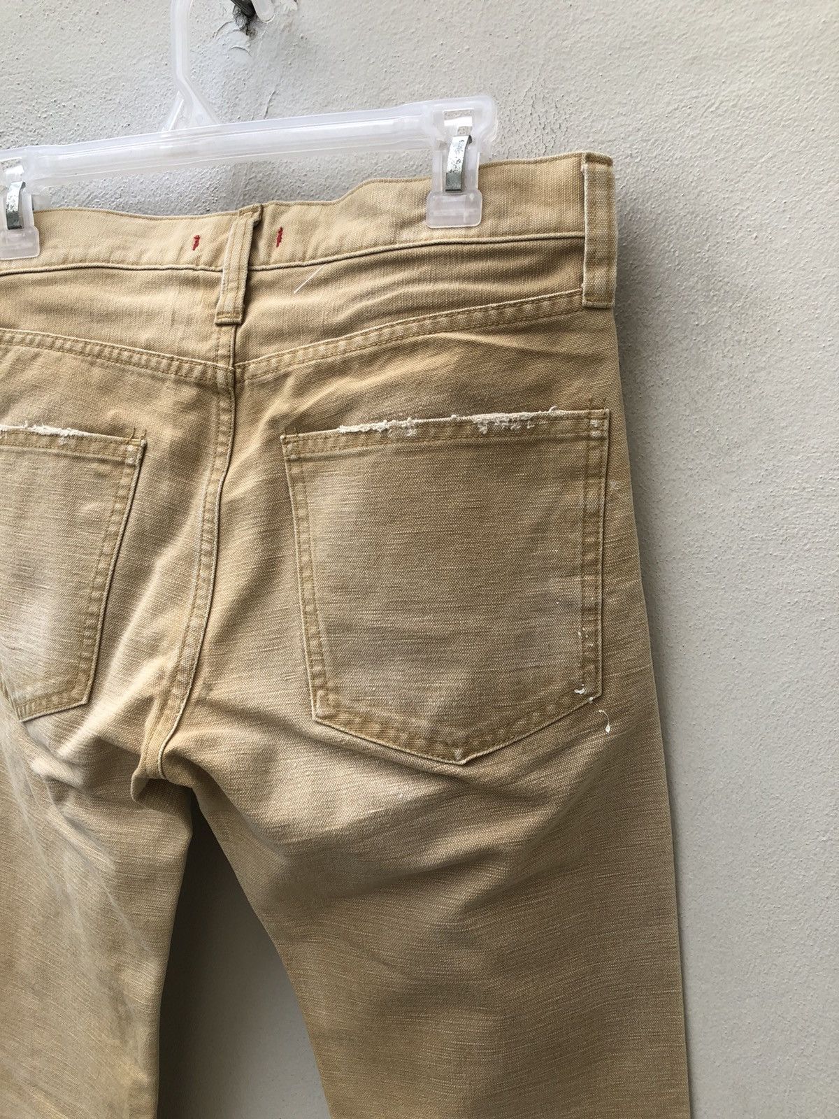 Beams Plus BEAMS X RED CARD Japan Distressed Painter Denim Skinny Jeans Size US 29 - 17 Thumbnail