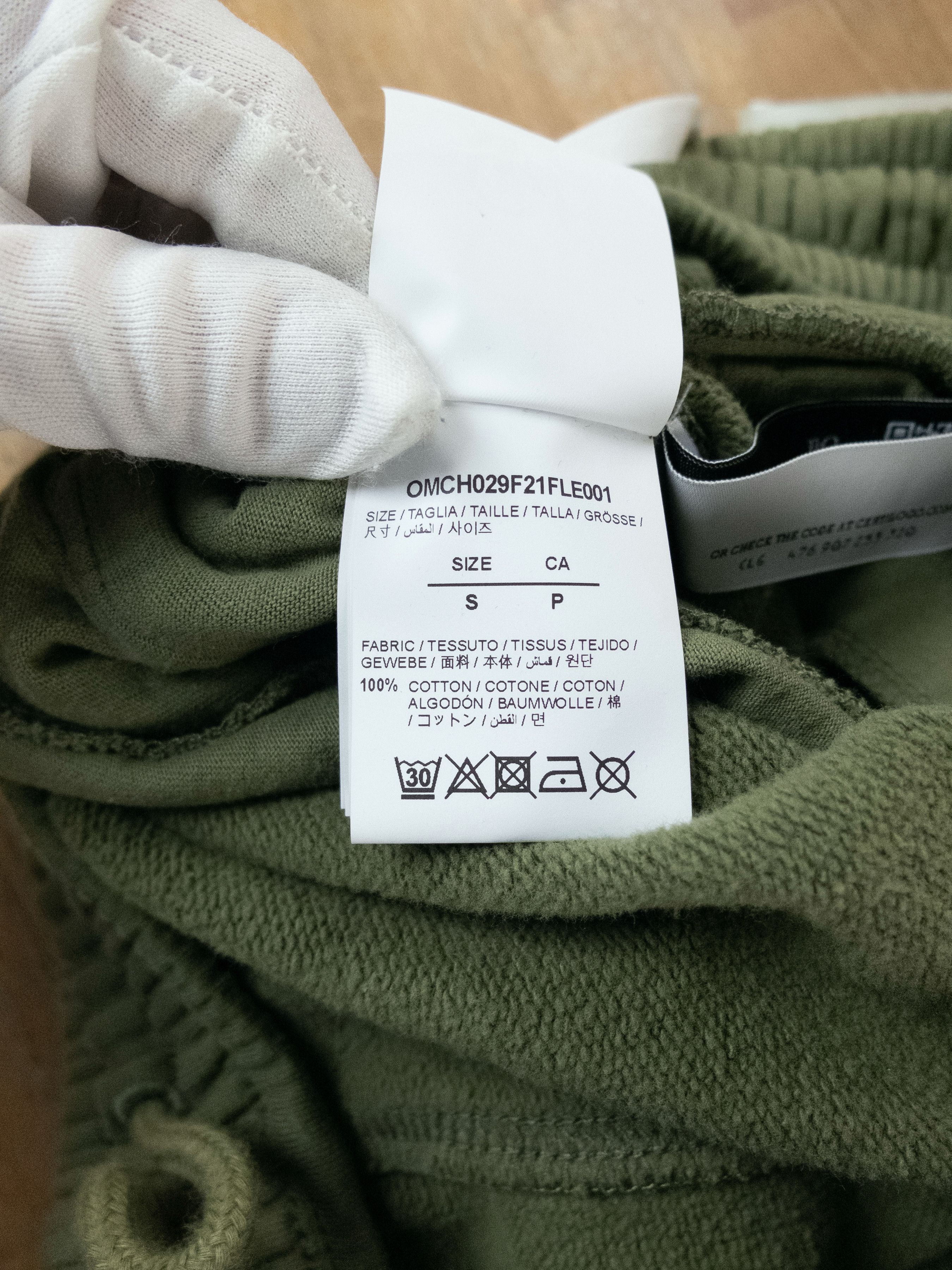 Off-White OFF-WHITE green rubber arrows slim sweat track pants Small Size US 30 / EU 46 - 10 Thumbnail