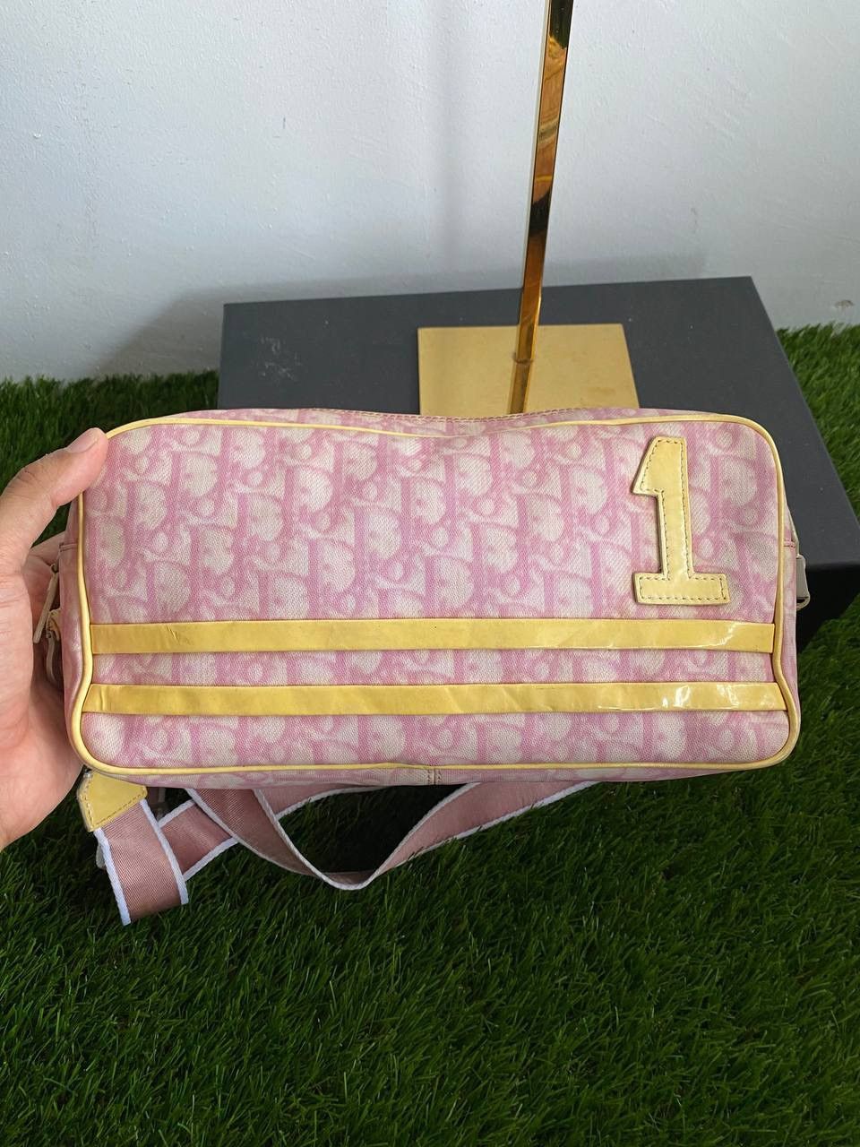 Dior Christian Dior Monogram 1 Shoulder Bag REPLACED MAIN ZIPPER Size ONE SIZE - 2 Thumbnail
