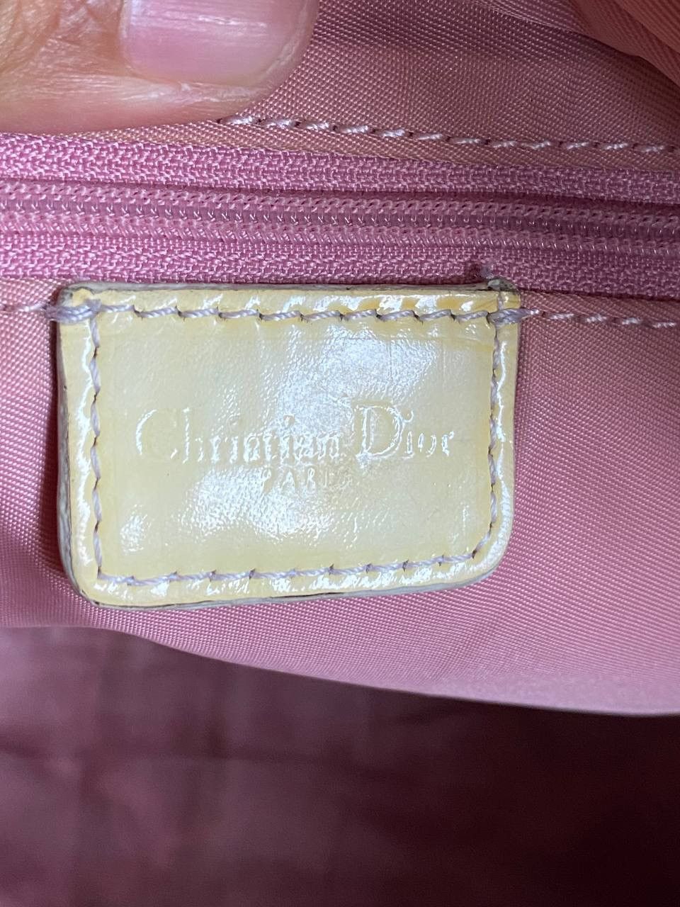 Dior Christian Dior Monogram 1 Shoulder Bag REPLACED MAIN ZIPPER Size ONE SIZE - 9 Thumbnail
