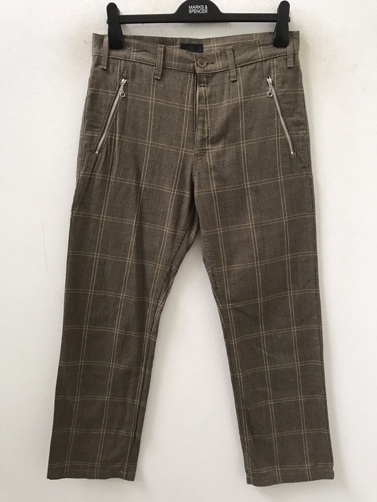 Beams Plus Vintage Beams Made in Japan Plaid Check Pant Size US 31 - 1 Thumbnail