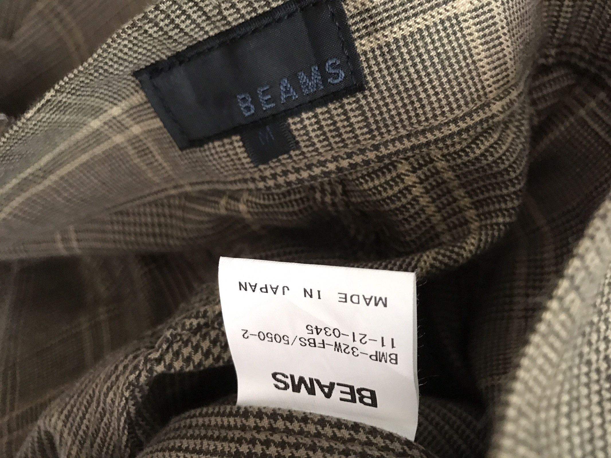 Beams Plus Vintage Beams Made in Japan Plaid Check Pant Size US 31 - 9 Thumbnail