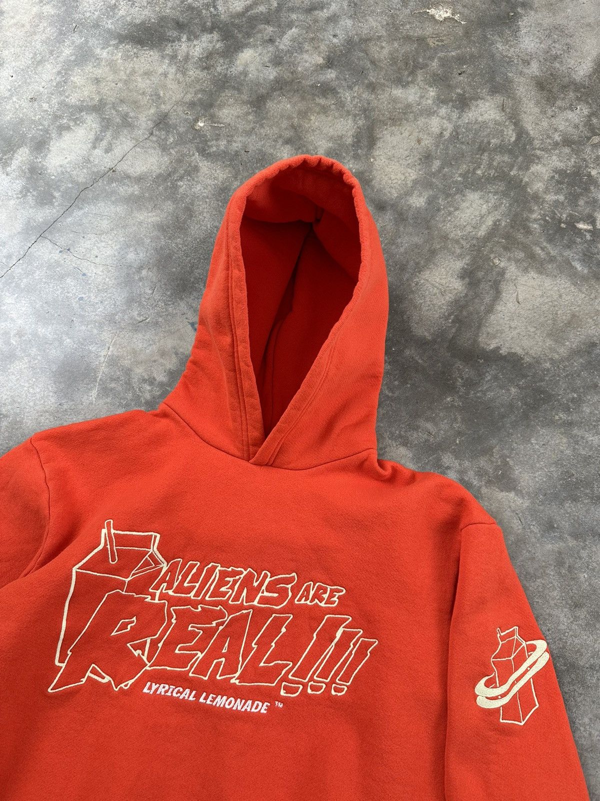 Lyrical Lemonade Lyrical Lemonade " Aliens Are Real " Embroidered Hoodie Size US M / EU 48-50 / 2 - 2 Thumbnail