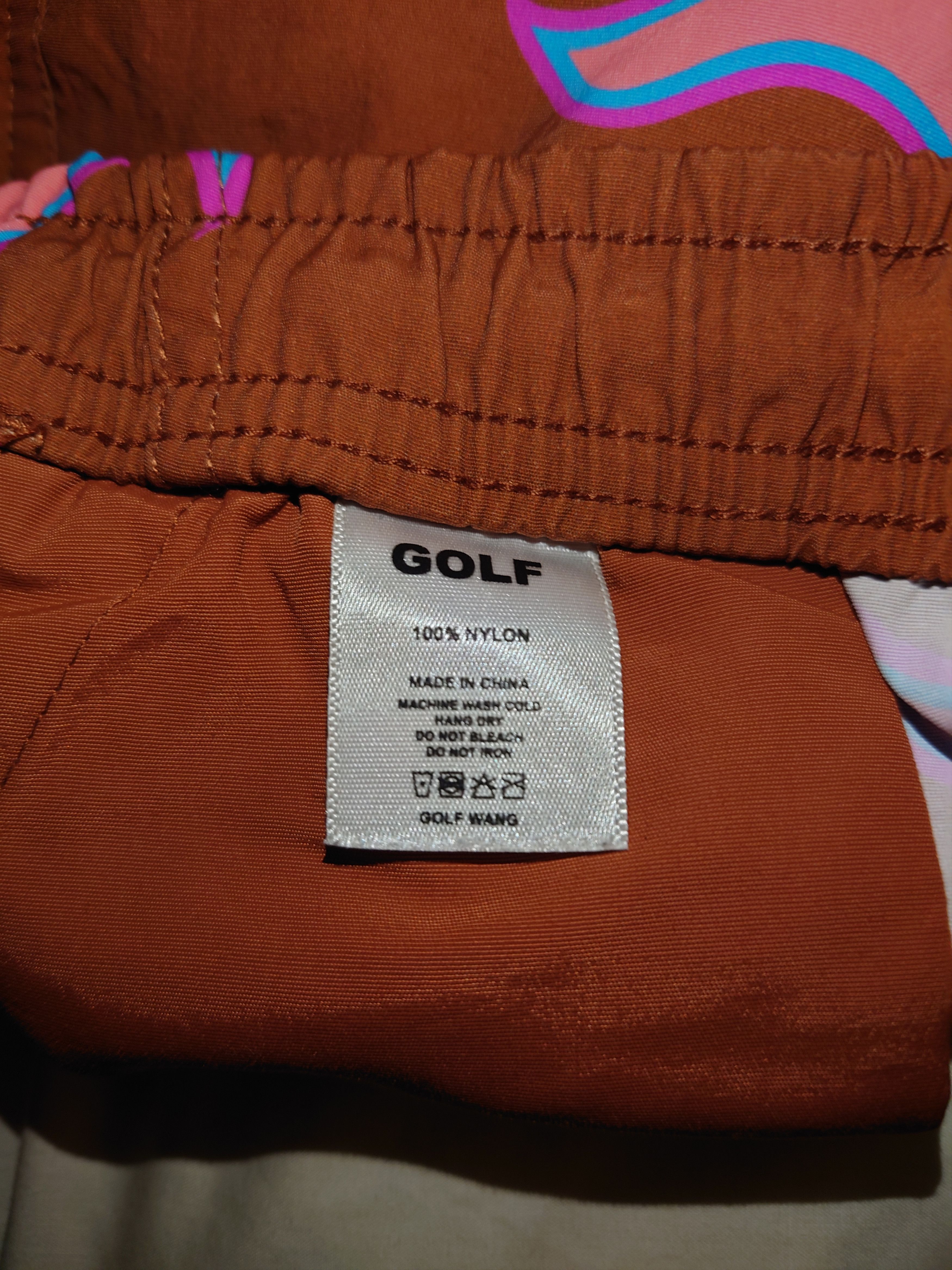 Golf Wang × Golf le Fleur × Tyler The Creator Golf Wang Brown Flame Shorts Size US 36 / EU 52 - 5 Thumbnail