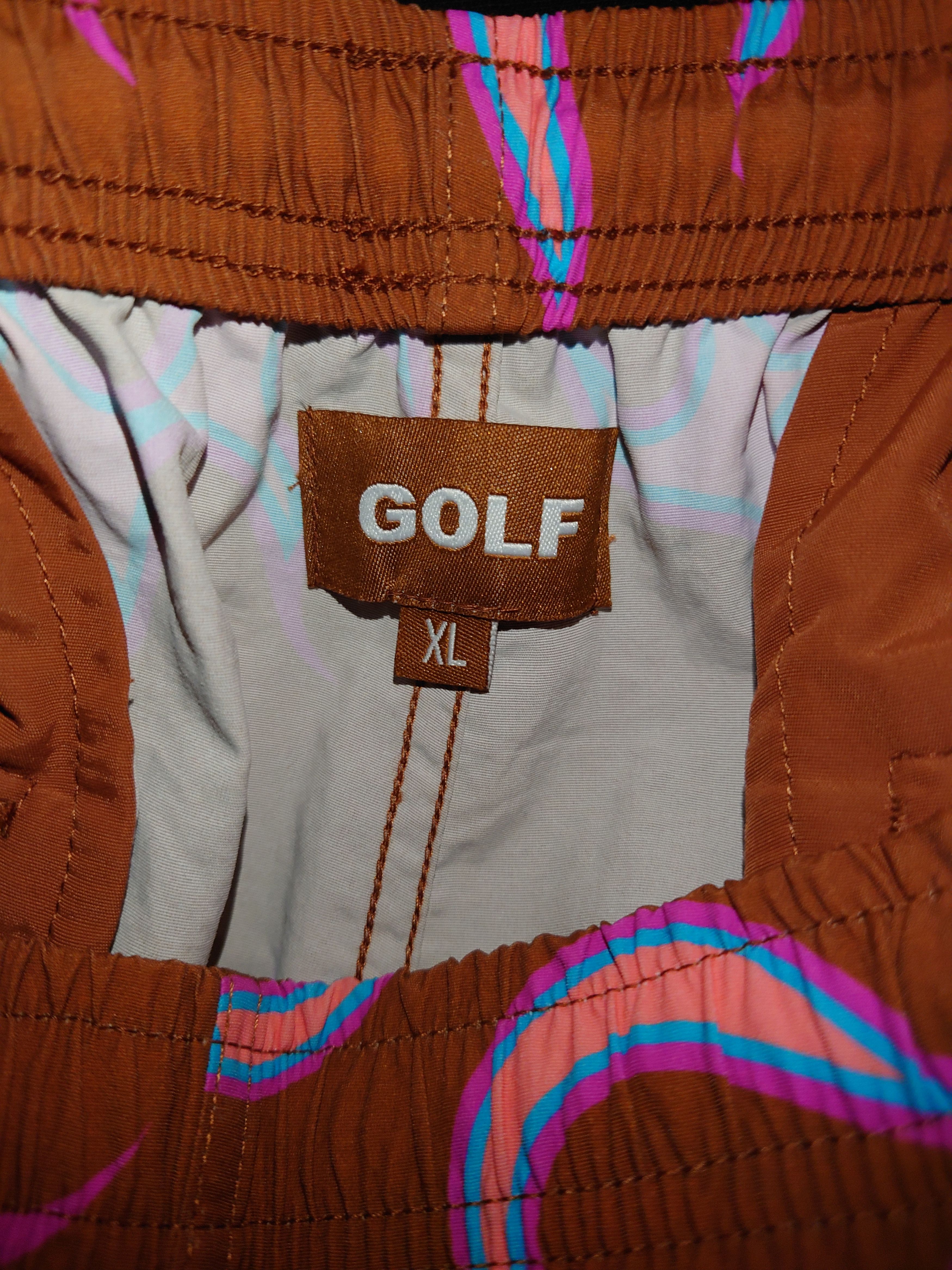 Golf Wang × Golf le Fleur × Tyler The Creator Golf Wang Brown Flame Shorts Size US 36 / EU 52 - 4 Thumbnail