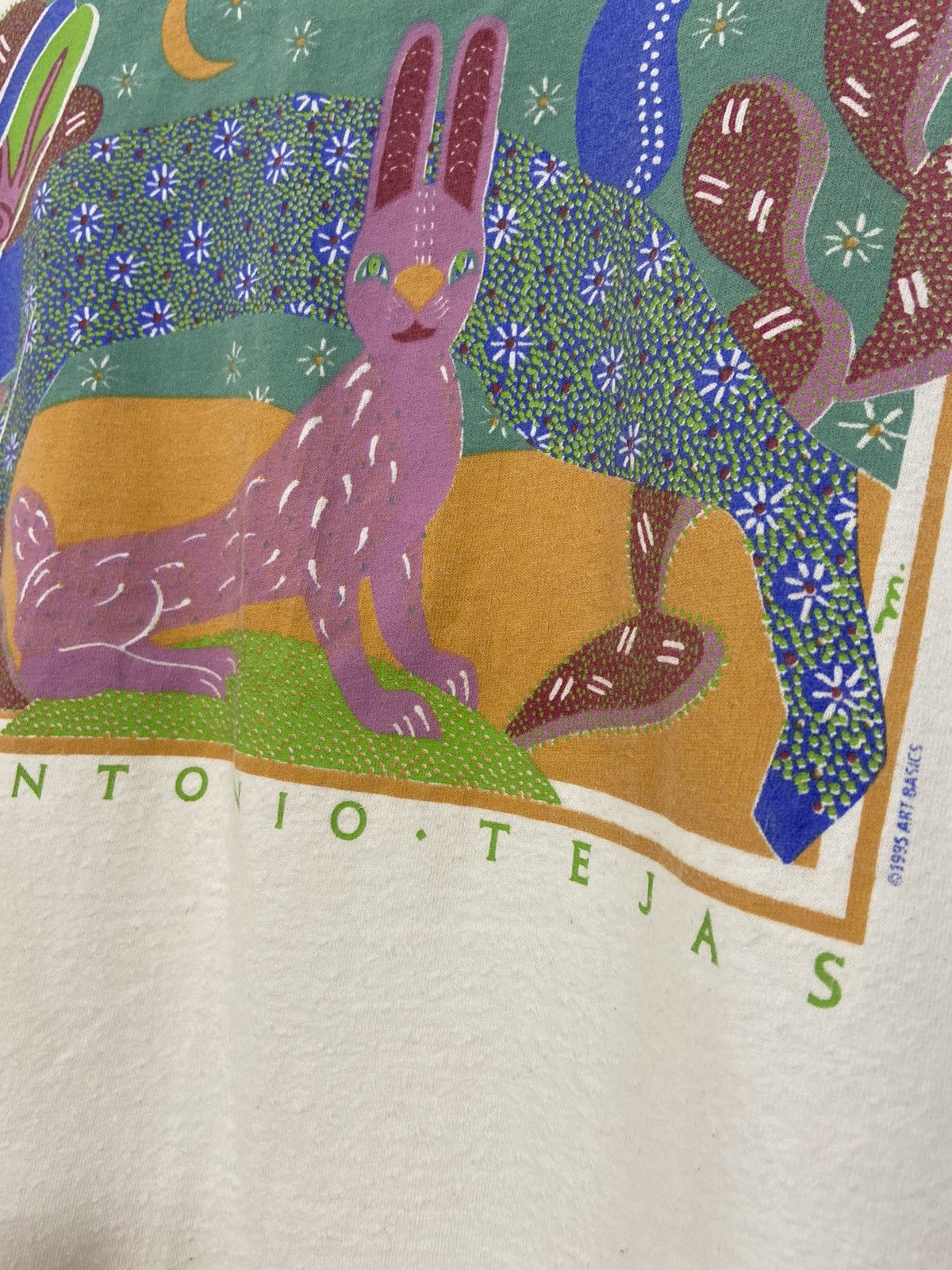 Hanes San Antonio Tejas 1995 Art Basics Size US L / EU 52-54 / 3 - 6 Thumbnail