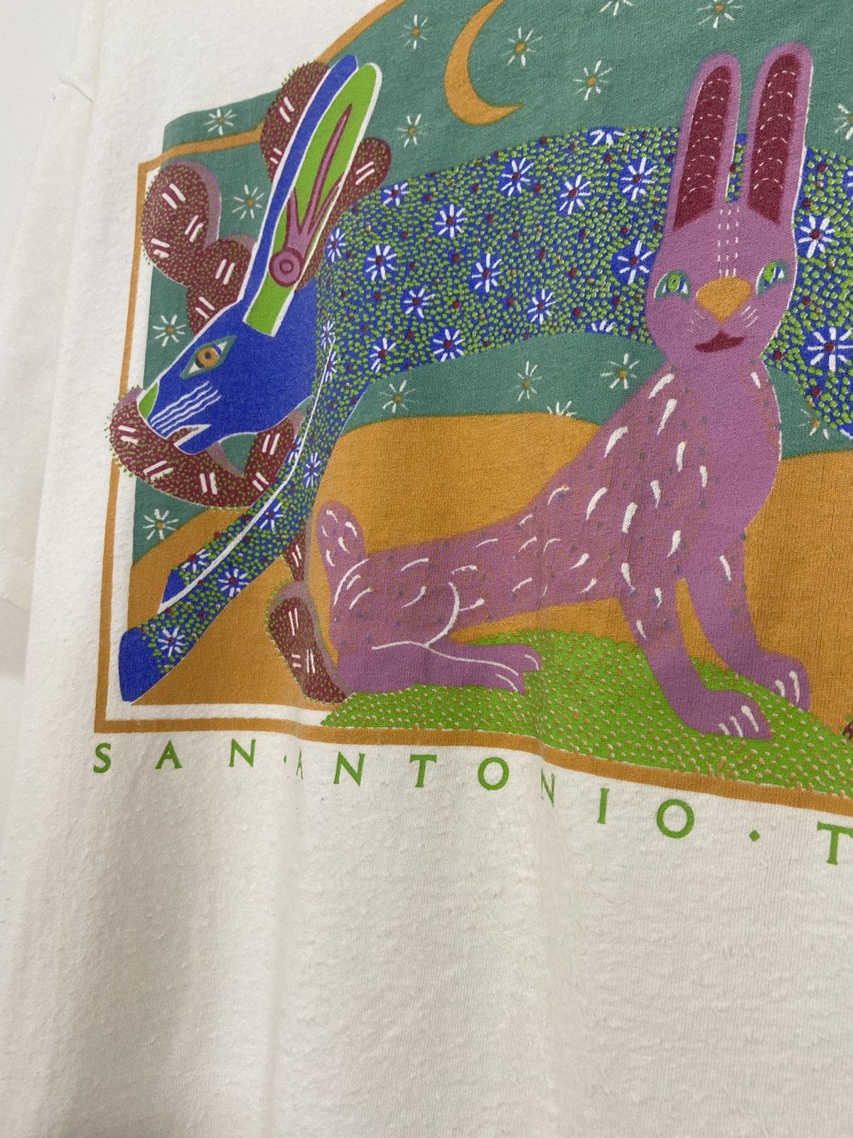 Hanes San Antonio Tejas 1995 Art Basics Size US L / EU 52-54 / 3 - 7 Thumbnail