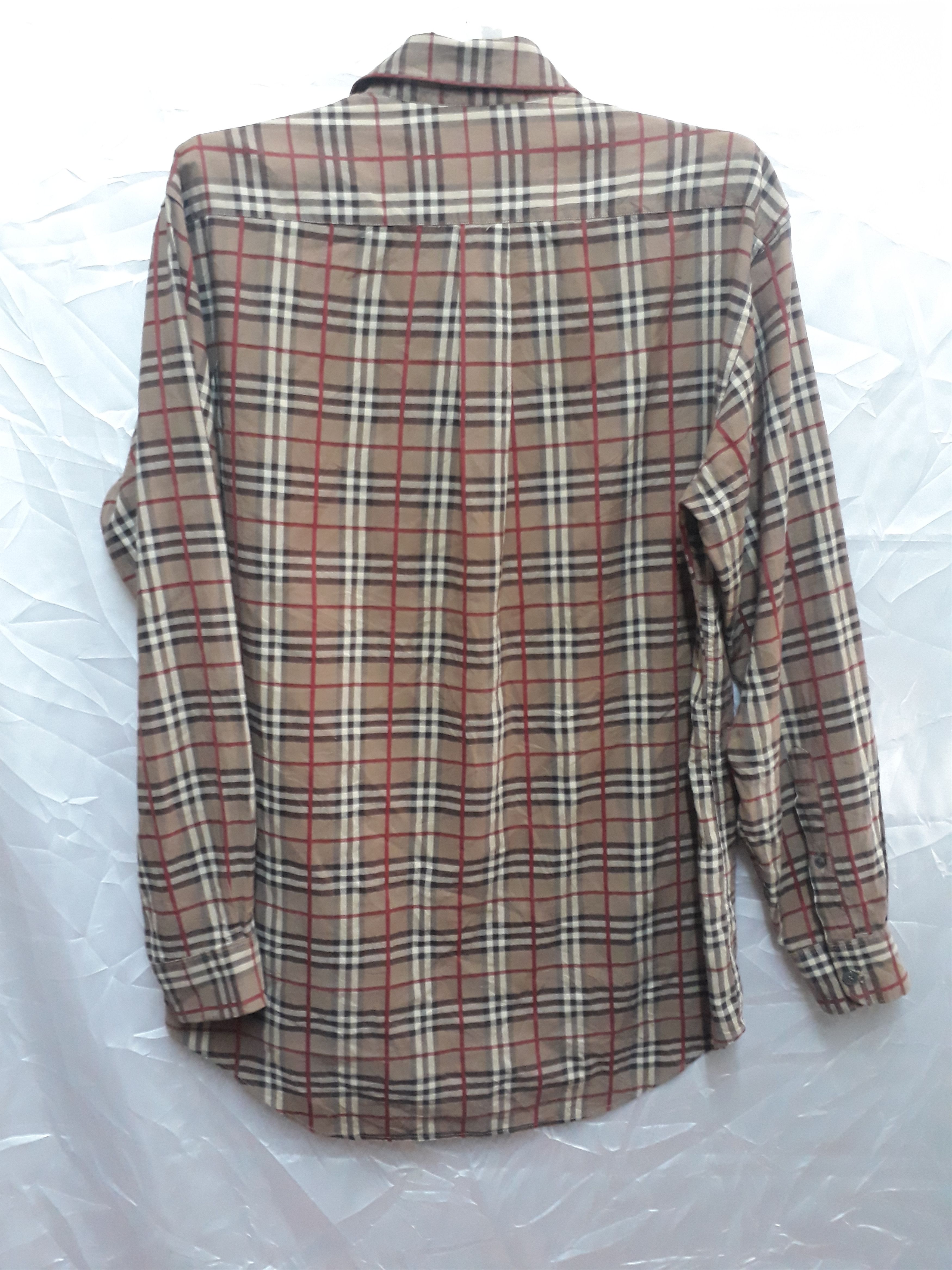 Burberry Burberry Nova Checked Shirts Button Ups Made In UK Size US L / EU 52-54 / 3 - 7 Thumbnail