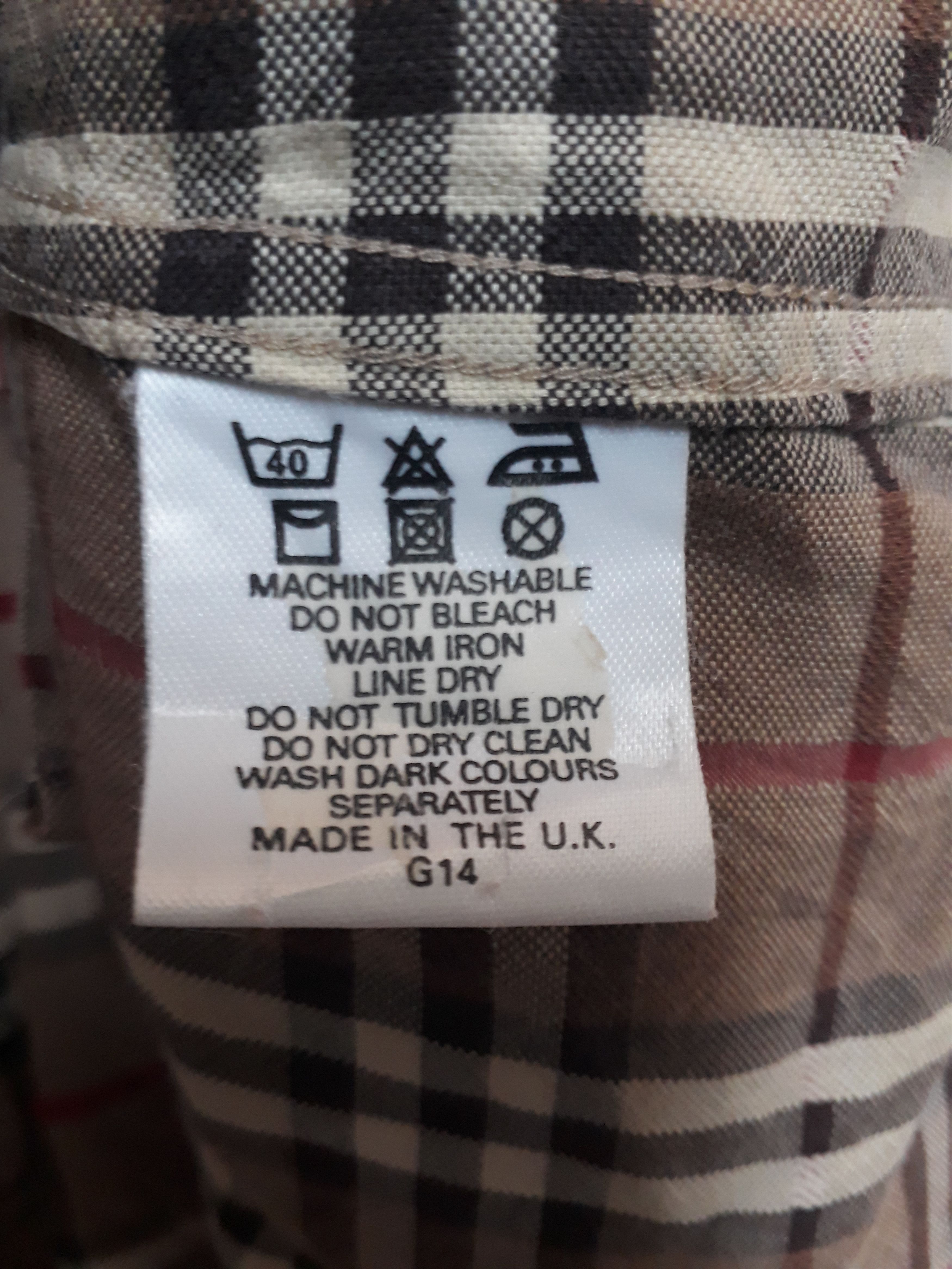 Burberry Burberry Nova Checked Shirts Button Ups Made In UK Size US L / EU 52-54 / 3 - 9 Thumbnail