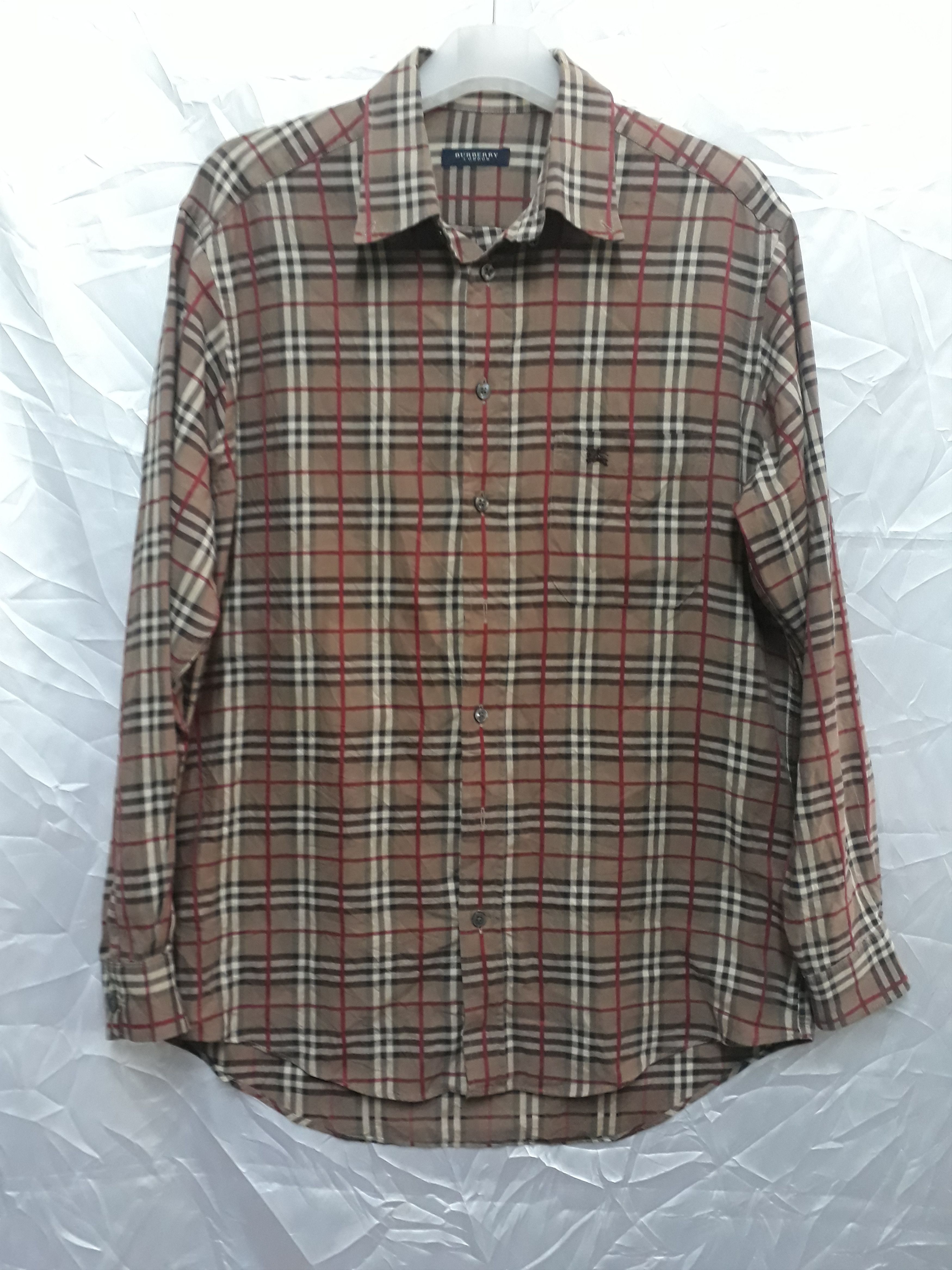 Burberry Burberry Nova Checked Shirts Button Ups Made In UK Size US L / EU 52-54 / 3 - 1 Thumbnail