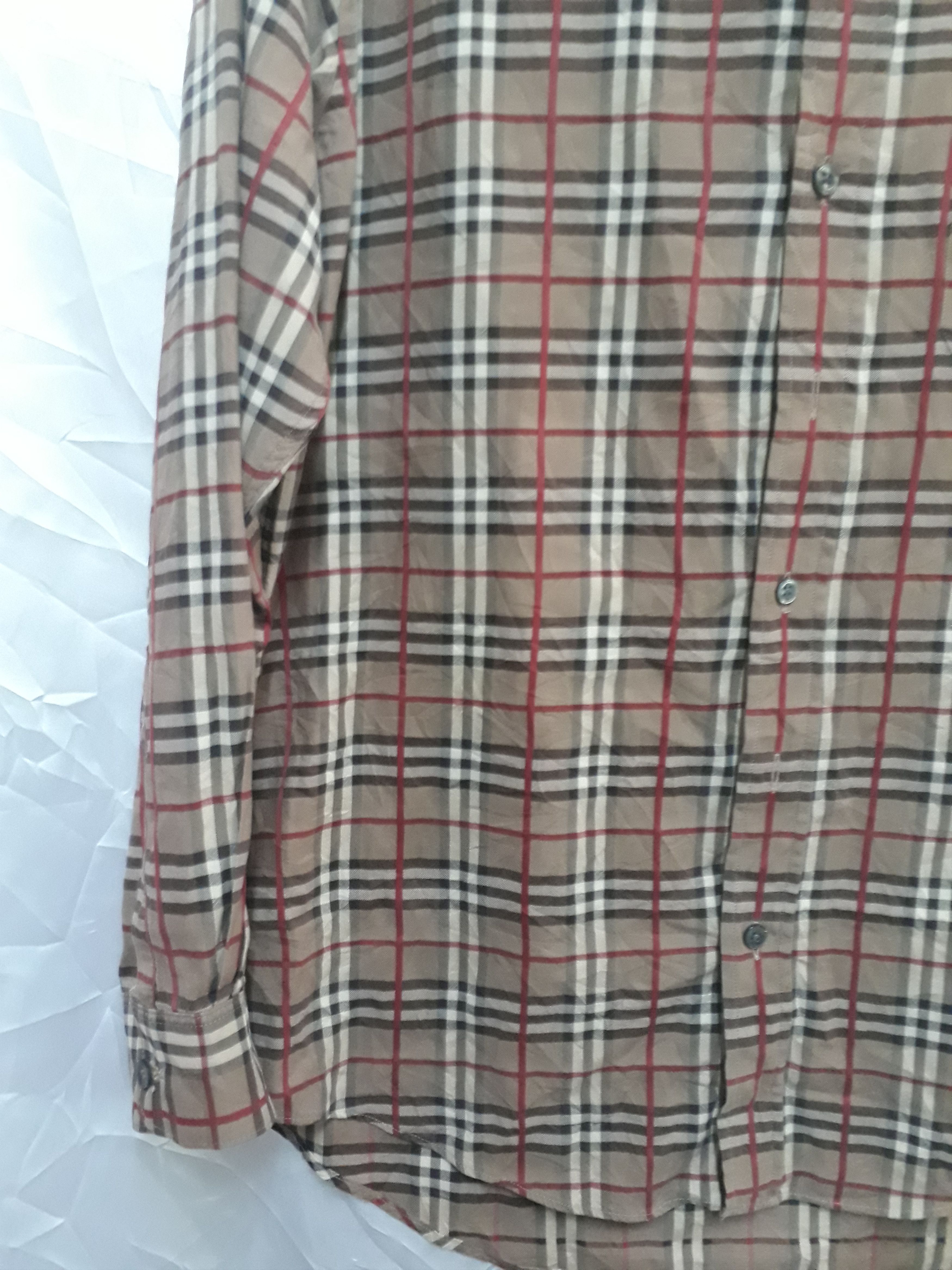 Burberry Burberry Nova Checked Shirts Button Ups Made In UK Size US L / EU 52-54 / 3 - 4 Thumbnail