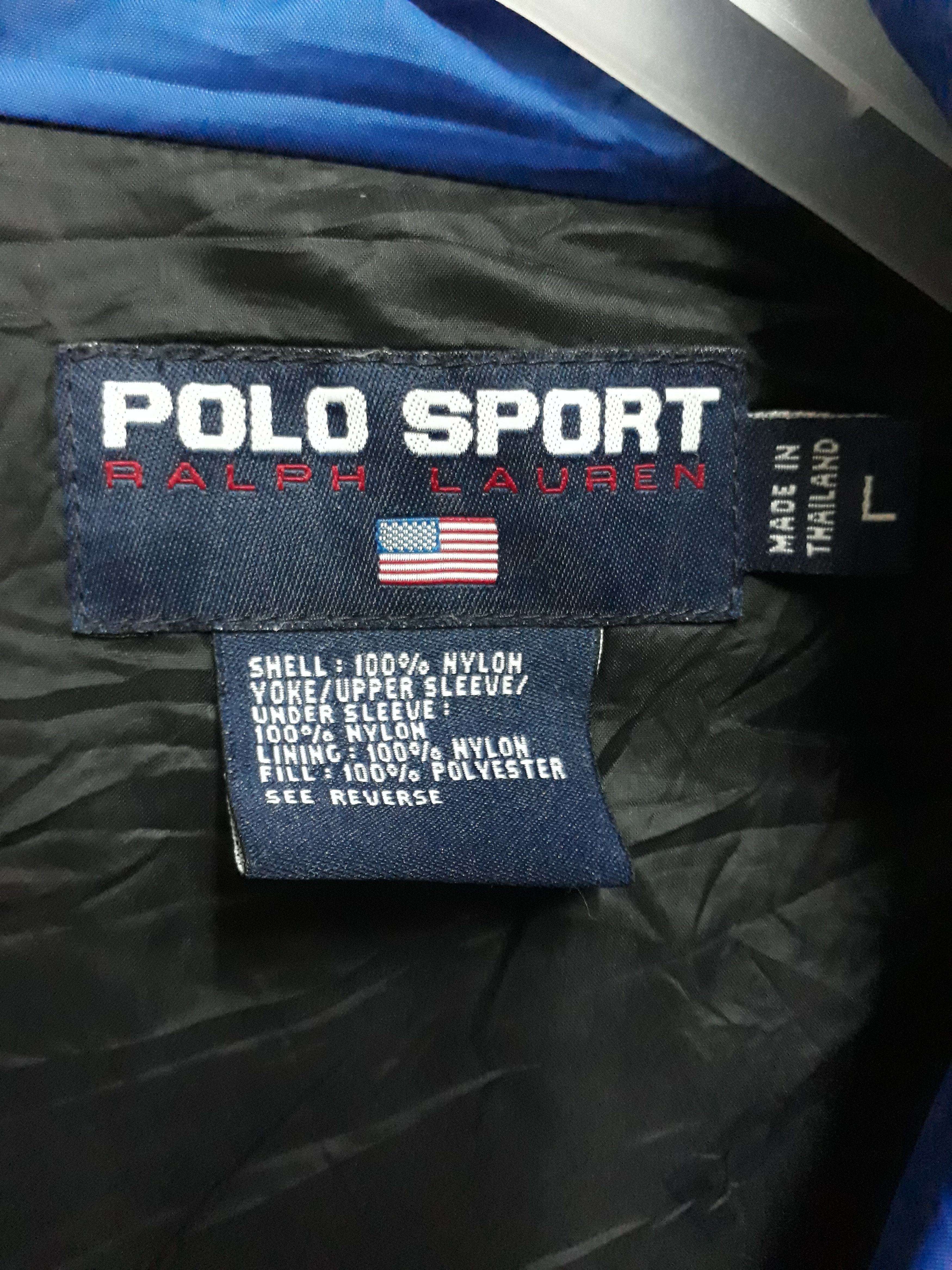 Polo Ralph Lauren Vtg Polo sport multicolour Size US XL / EU 56 / 4 - 9 Thumbnail