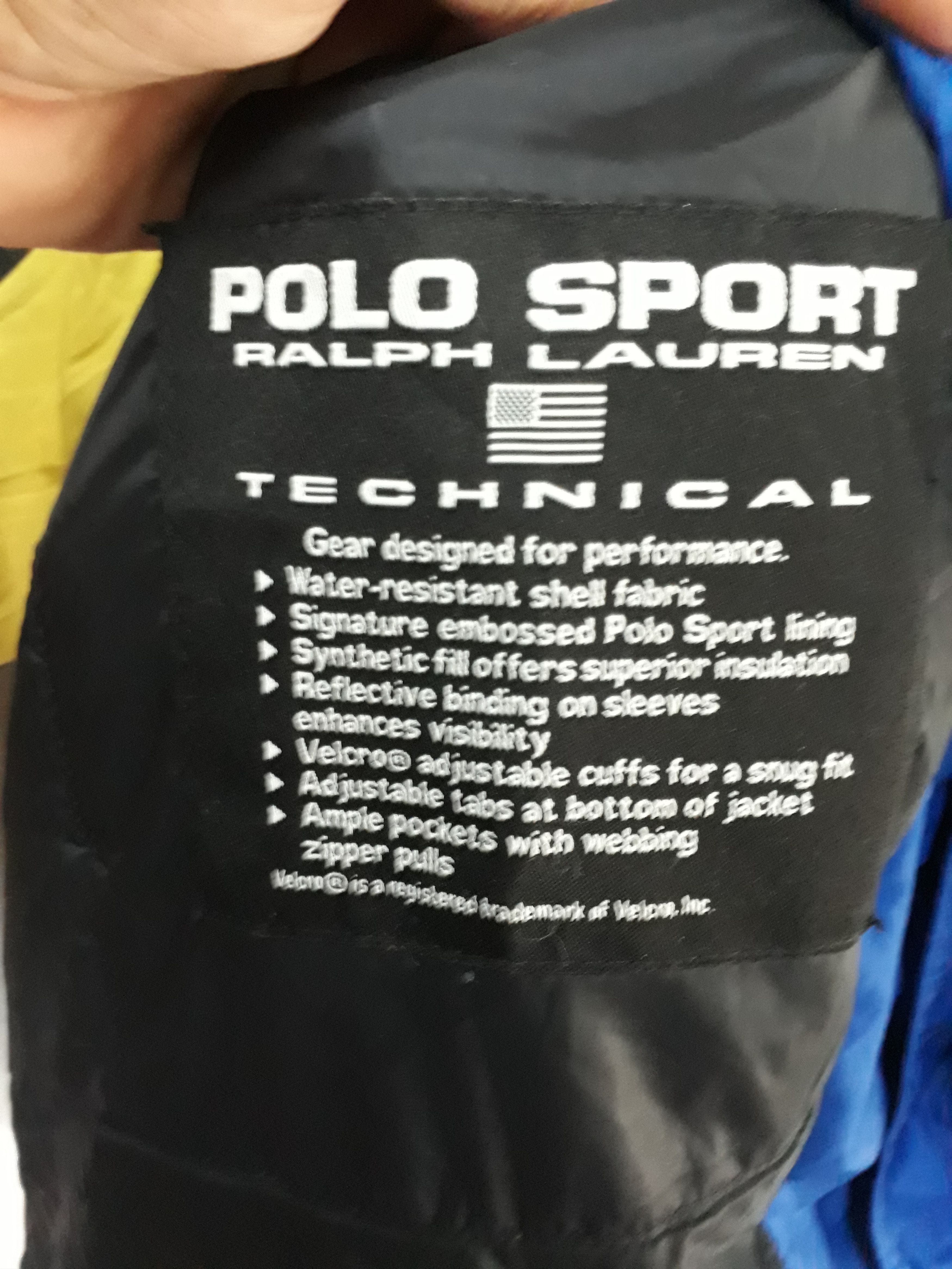 Polo Ralph Lauren Vtg Polo sport multicolour Size US XL / EU 56 / 4 - 10 Thumbnail