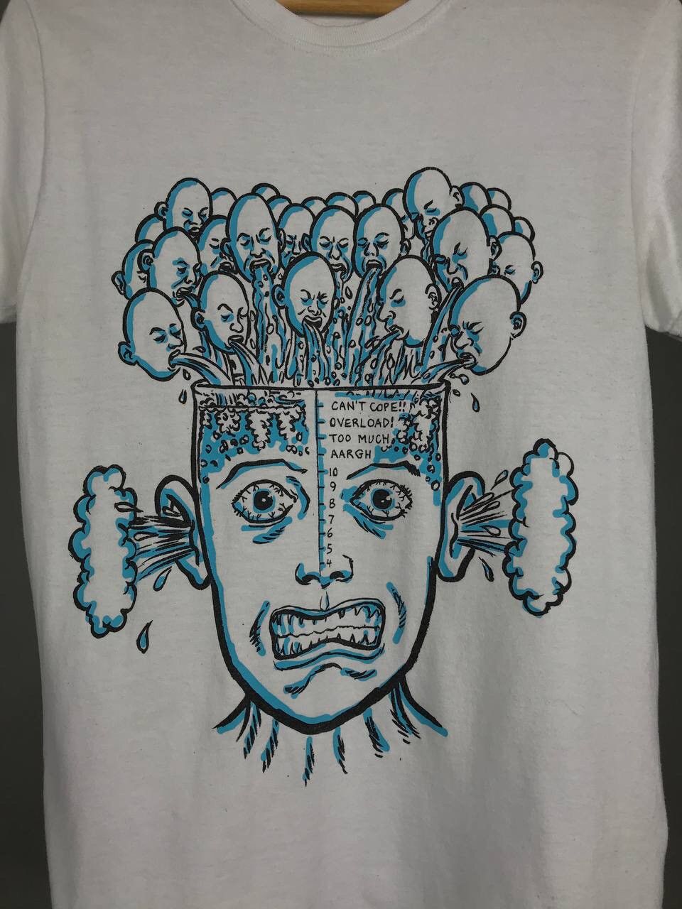 Vintage Crazy vintage art streetwear tee Size US S / EU 44-46 / 1 - 3 Thumbnail