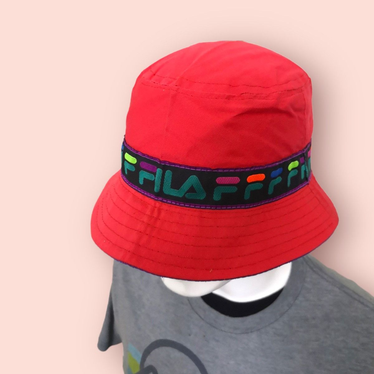 Fila ARCHIVAL FILA LOGO SPELLS BUCKET HAT ITALY Size ONE SIZE - 9 Thumbnail