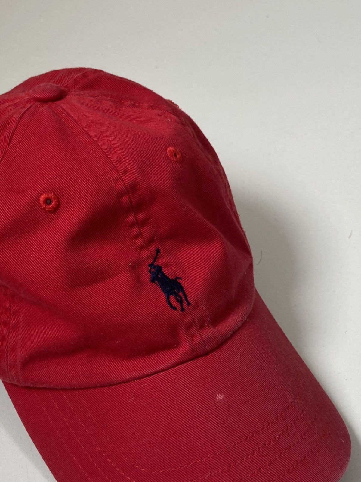 Vintage Polo Ralph Lauren Cap Red Vintage Size ONE SIZE - 2 Thumbnail