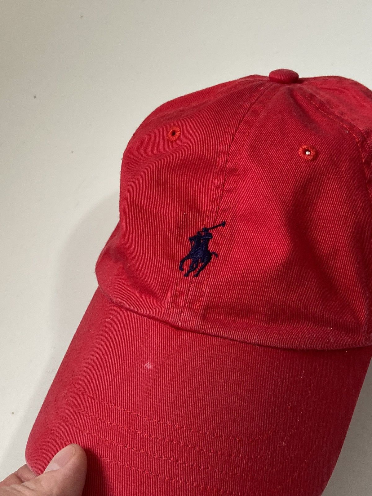 Vintage Polo Ralph Lauren Cap Red Vintage Size ONE SIZE - 6 Thumbnail