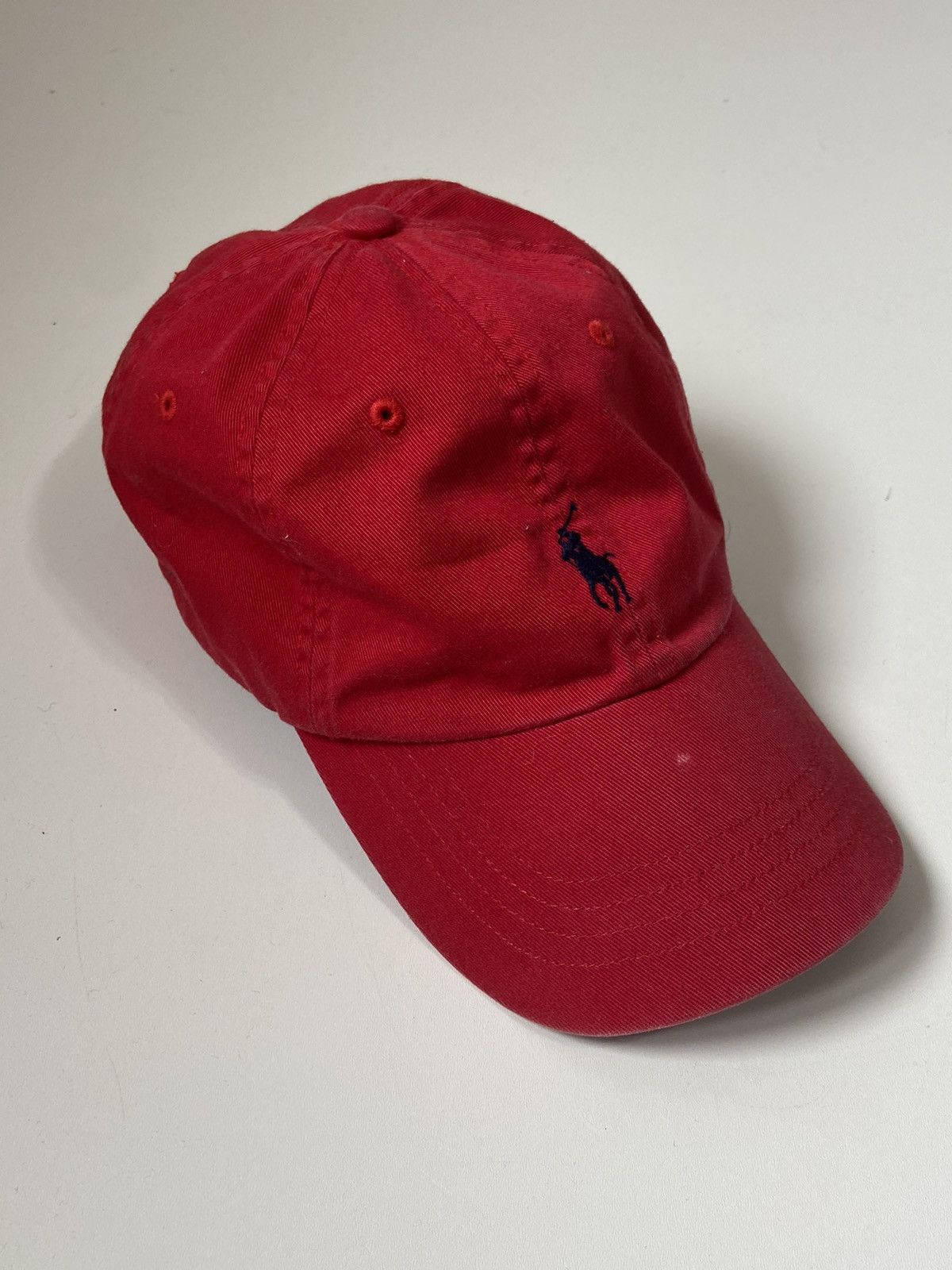 Vintage Polo Ralph Lauren Cap Red Vintage Size ONE SIZE - 1 Thumbnail