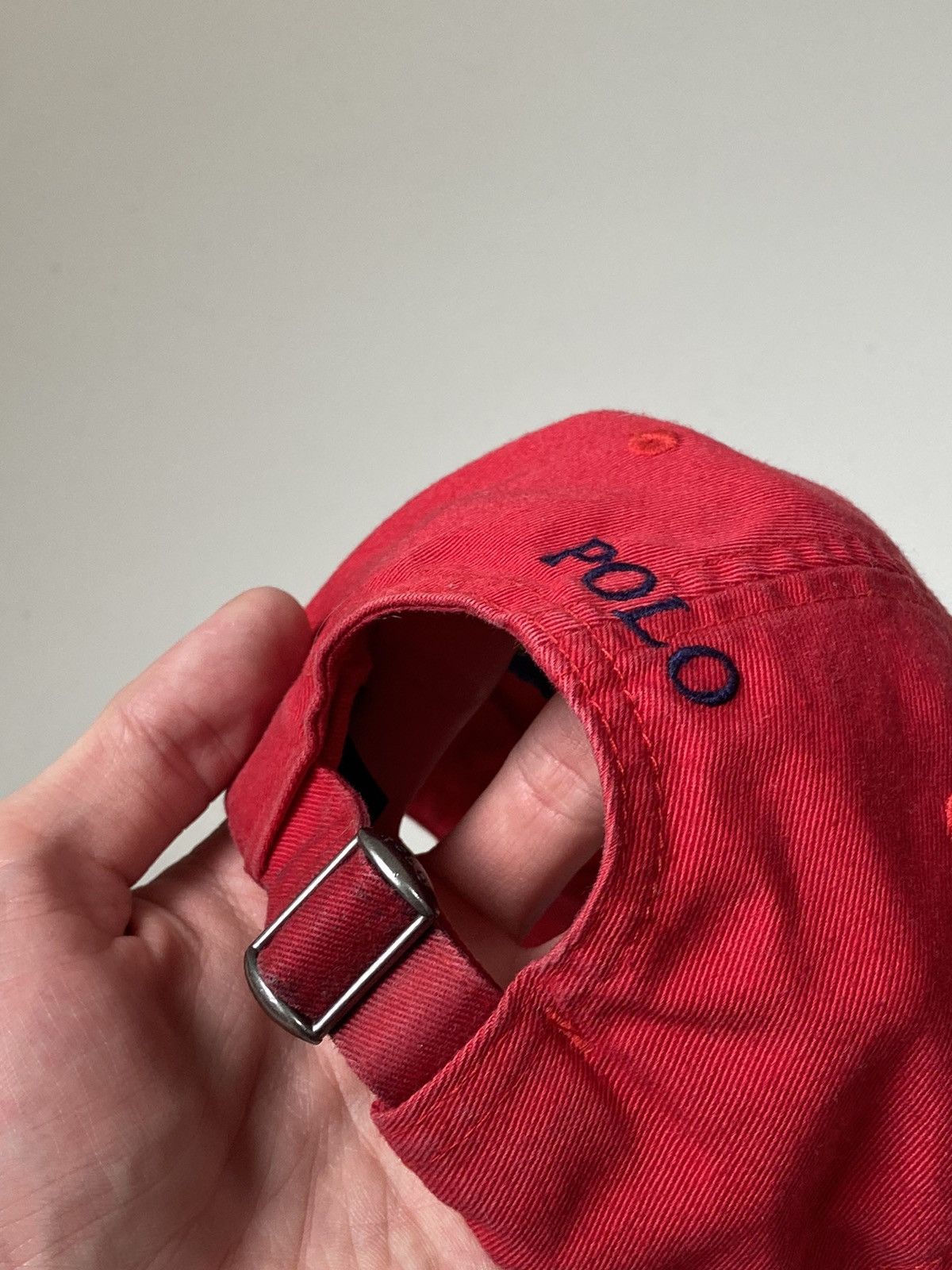 Vintage Polo Ralph Lauren Cap Red Vintage Size ONE SIZE - 9 Thumbnail