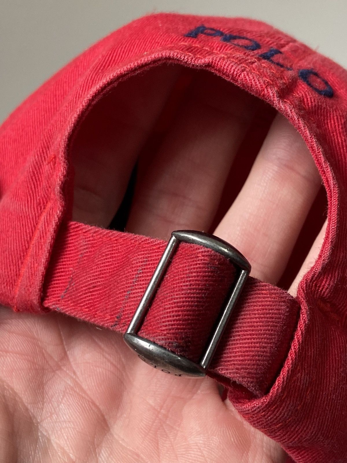 Vintage Polo Ralph Lauren Cap Red Vintage Size ONE SIZE - 10 Thumbnail