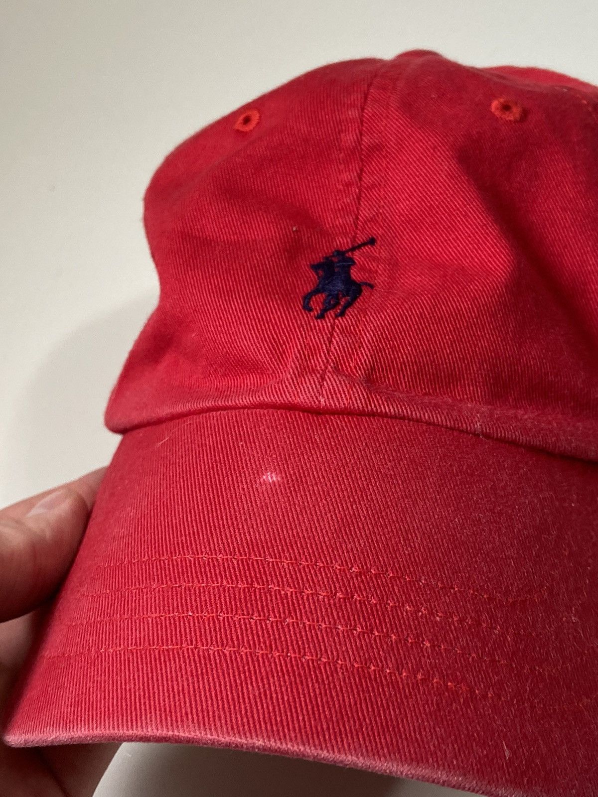 Vintage Polo Ralph Lauren Cap Red Vintage Size ONE SIZE - 4 Thumbnail