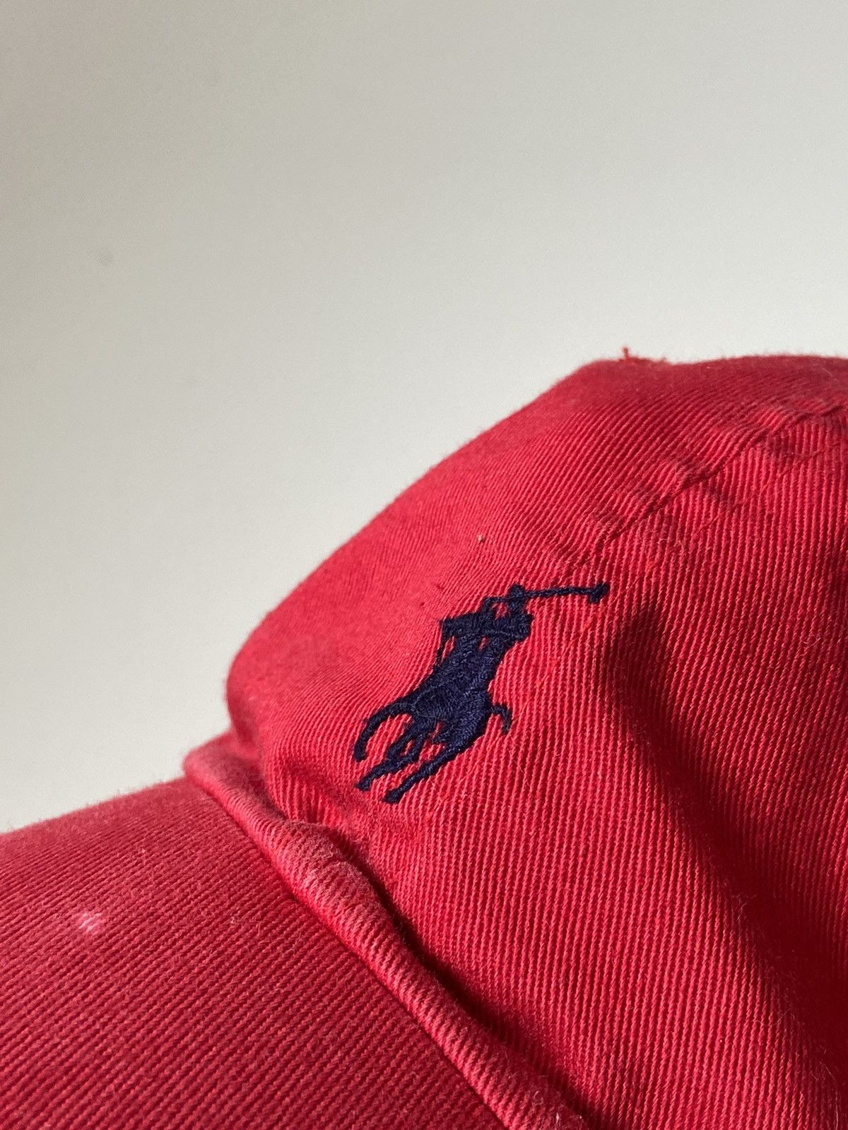 Vintage Polo Ralph Lauren Cap Red Vintage Size ONE SIZE - 7 Thumbnail