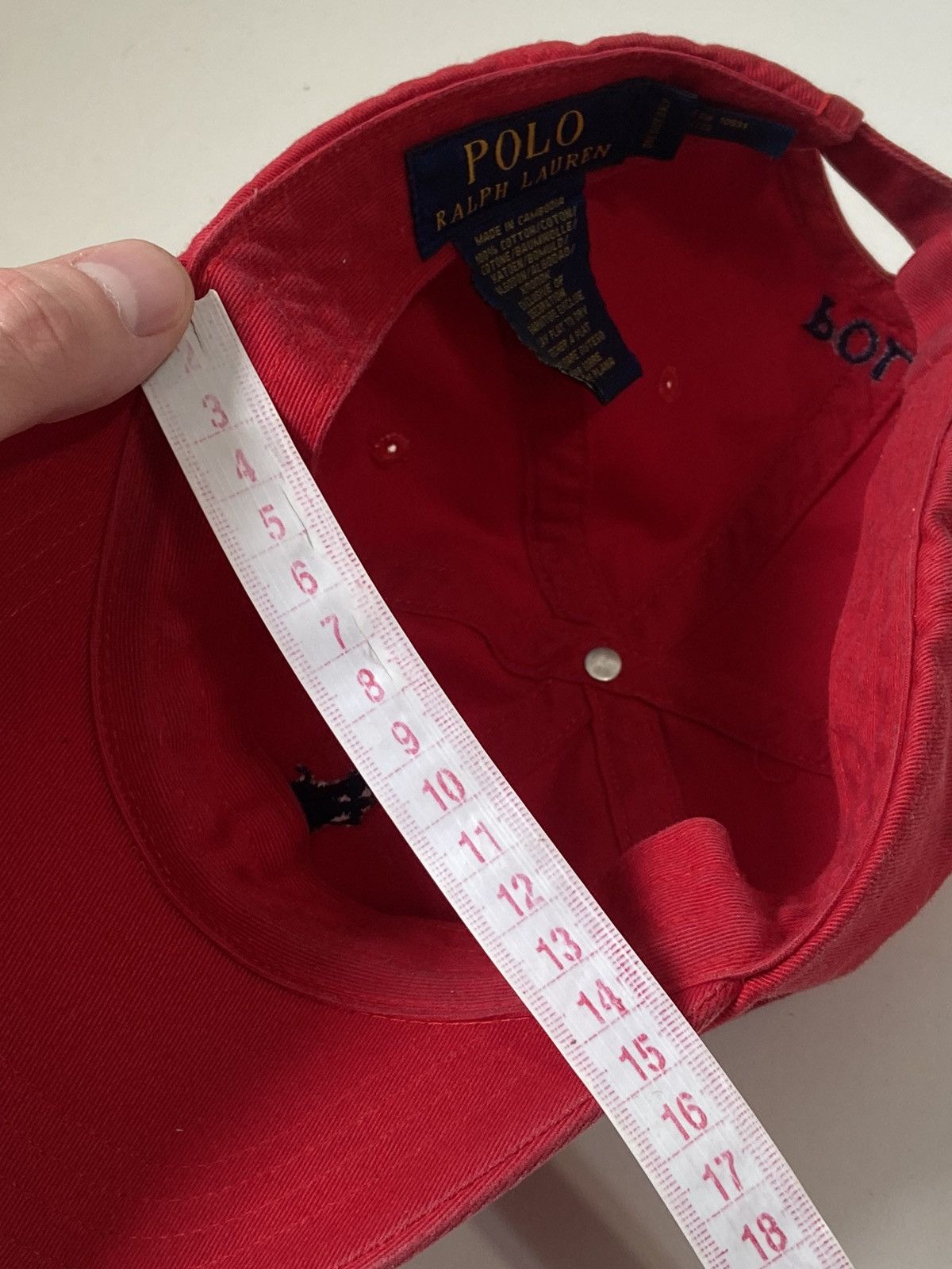 Vintage Polo Ralph Lauren Cap Red Vintage Size ONE SIZE - 17 Thumbnail