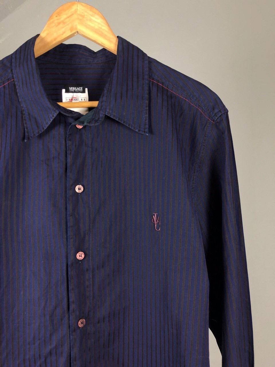 Vintage Versace luxury vintage shirt Size US XL / EU 56 / 4 - 2 Thumbnail