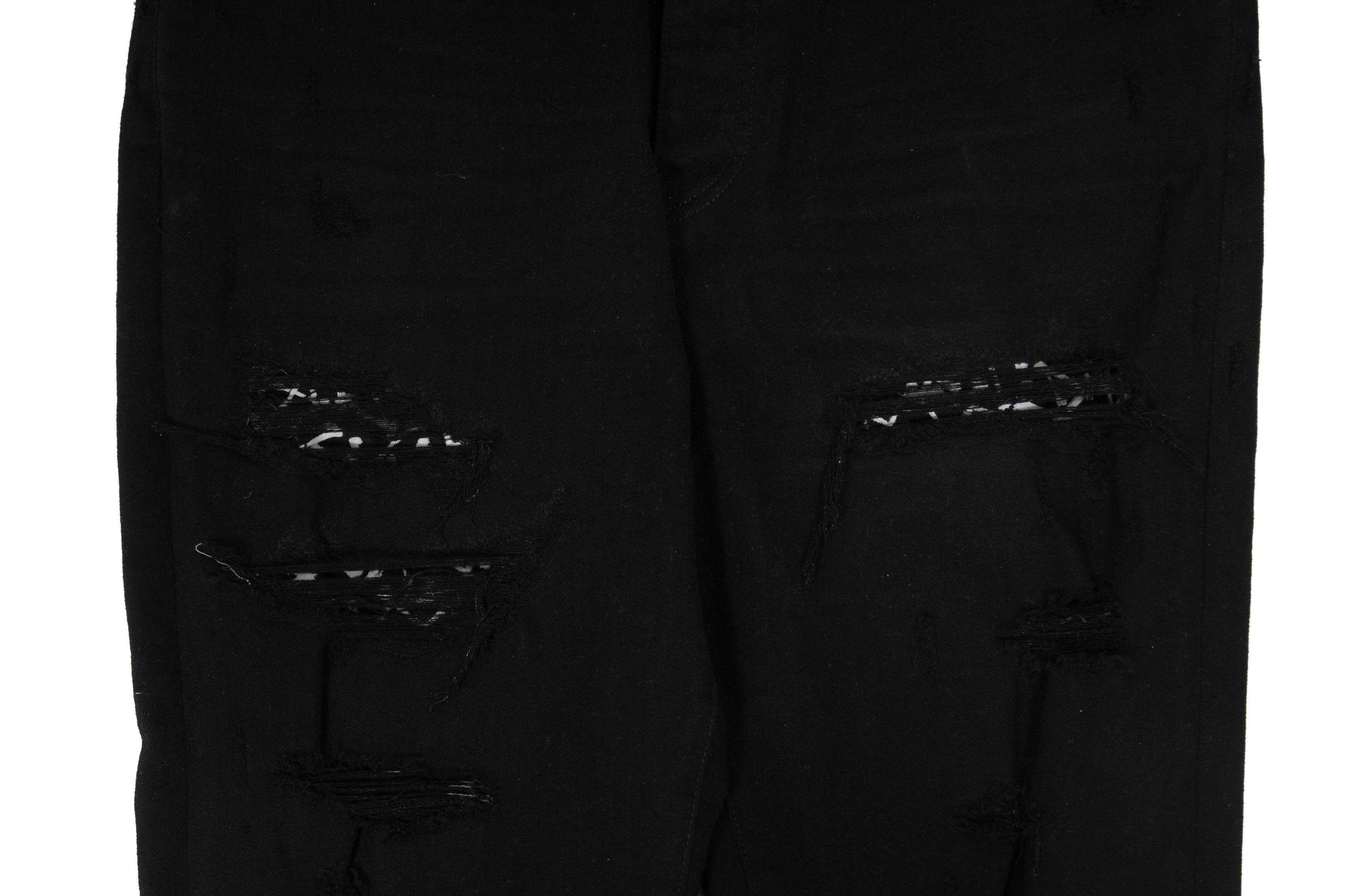 Amiri Art Patch Cross Bone Denim Skinny Jeans - 00987 Size US 36 / EU 52 - 5 Thumbnail