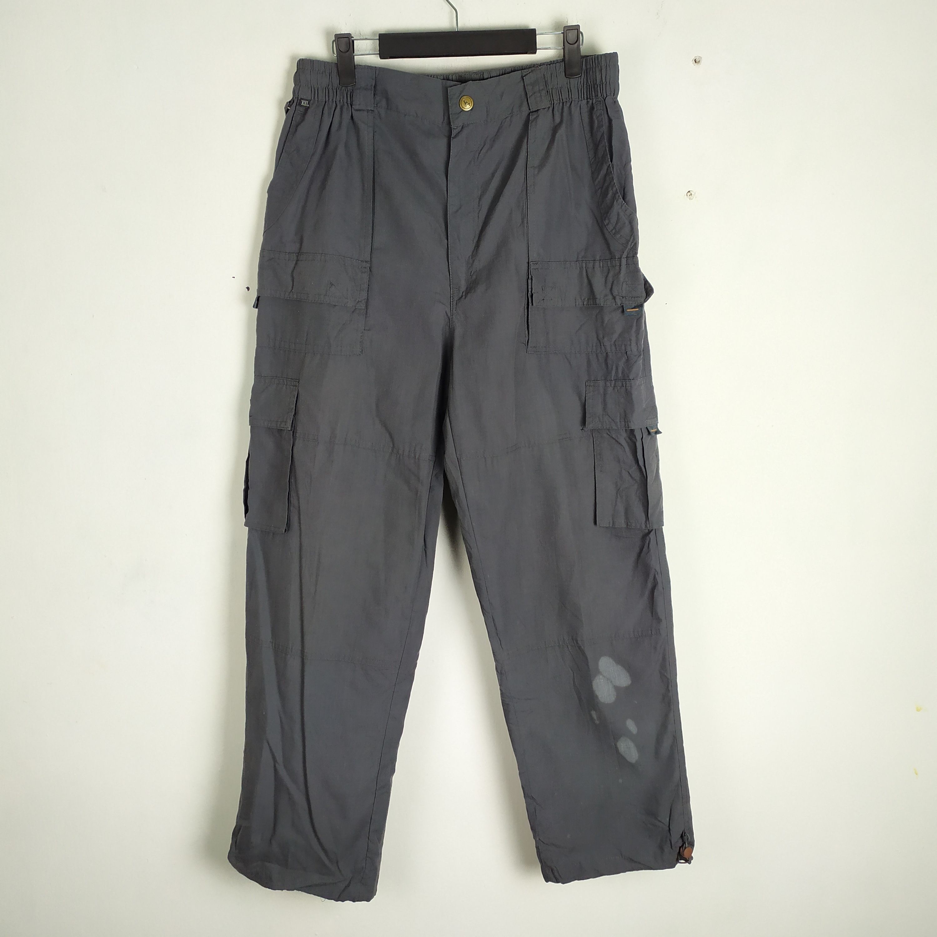 Japanese Brand LA CARGO PANTS DRAWSTRING WAIST Size US 30 / EU 46 - 1 Thumbnail