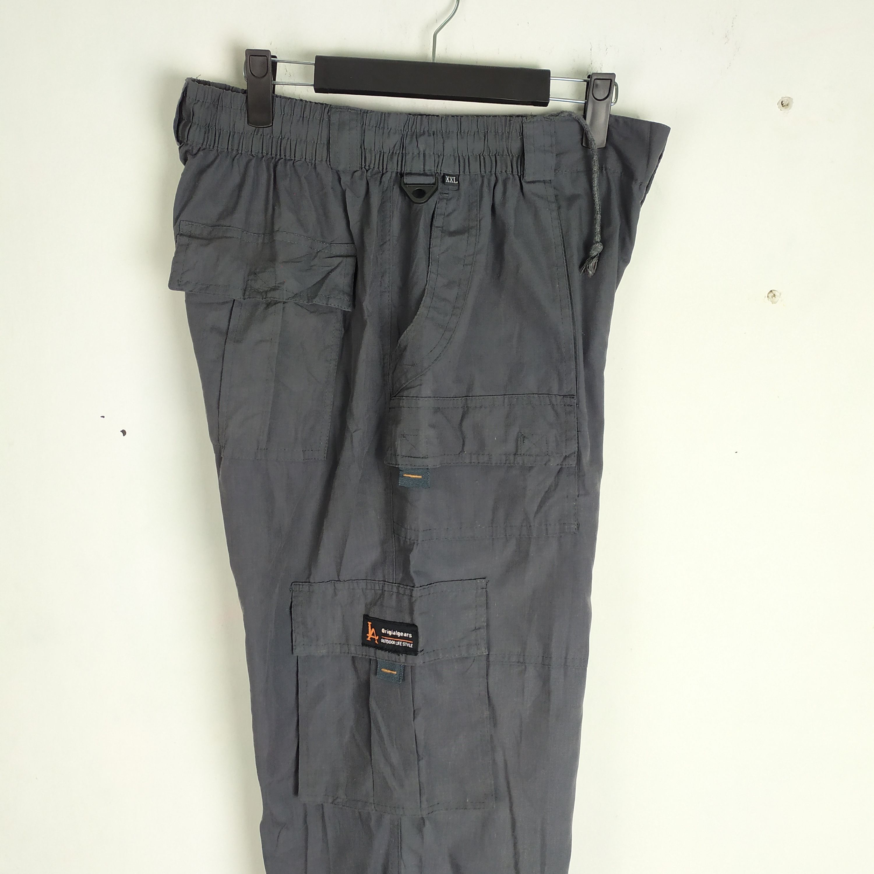 Japanese Brand LA CARGO PANTS DRAWSTRING WAIST Size US 30 / EU 46 - 5 Thumbnail