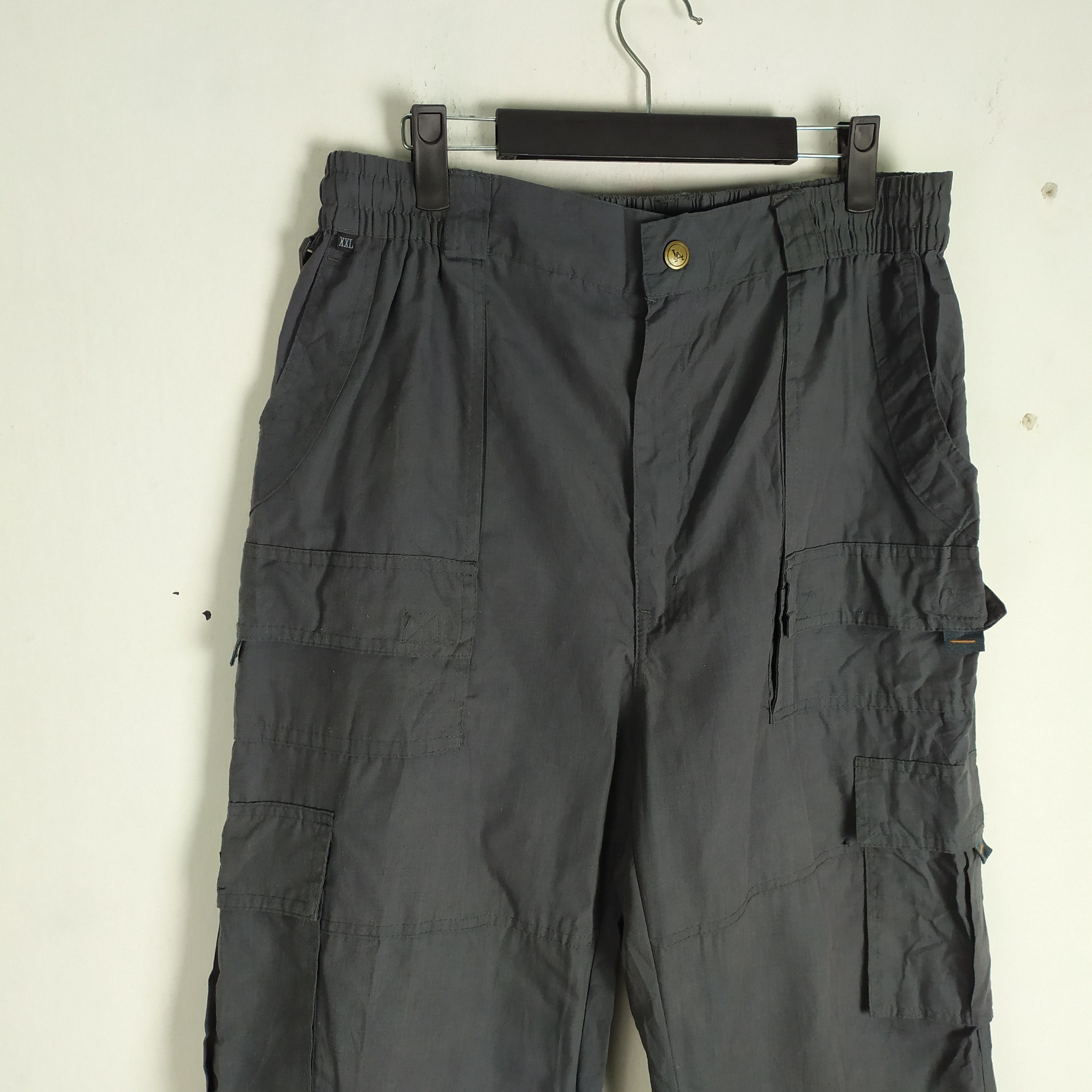 Japanese Brand LA CARGO PANTS DRAWSTRING WAIST Size US 30 / EU 46 - 2 Thumbnail