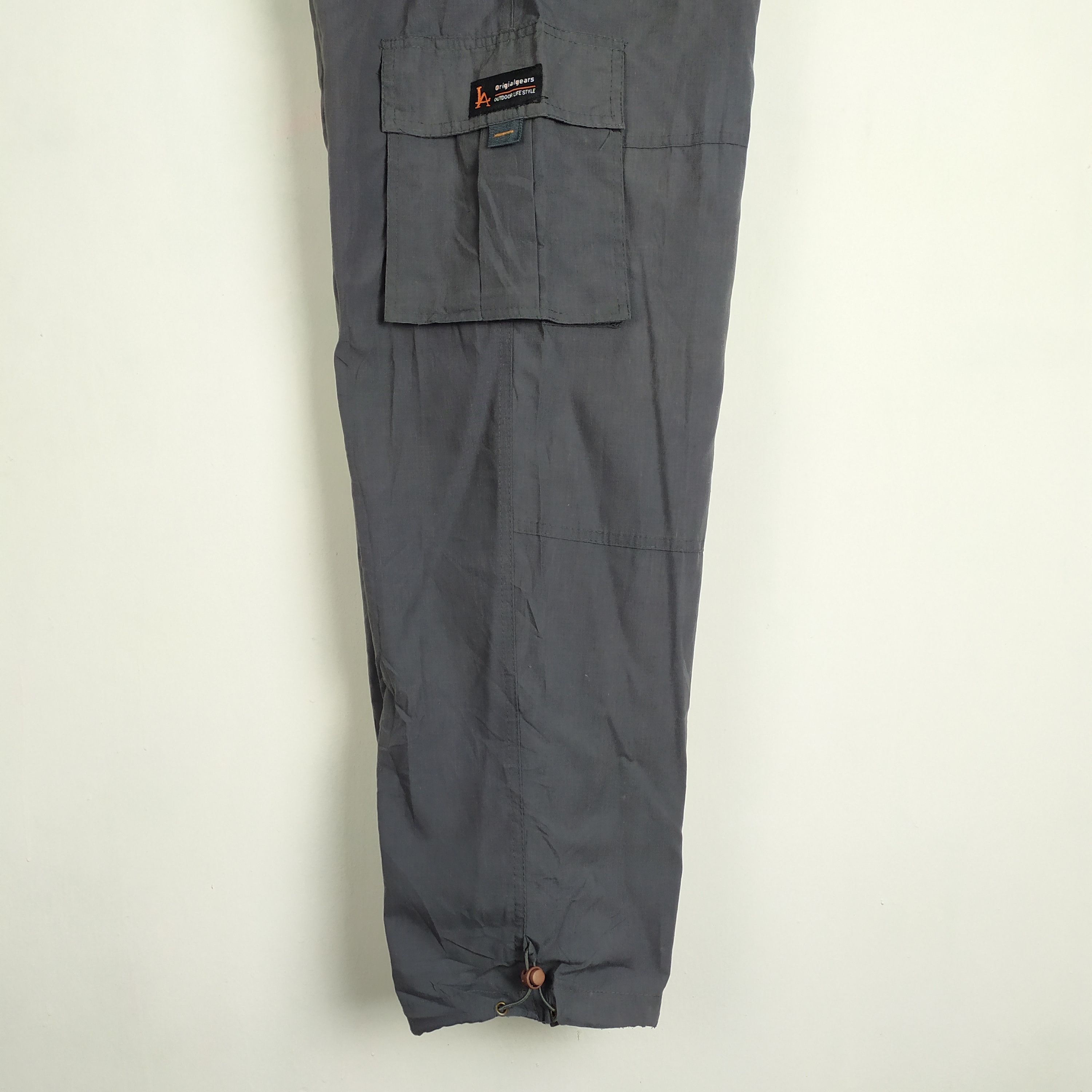 Japanese Brand LA CARGO PANTS DRAWSTRING WAIST Size US 30 / EU 46 - 6 Thumbnail