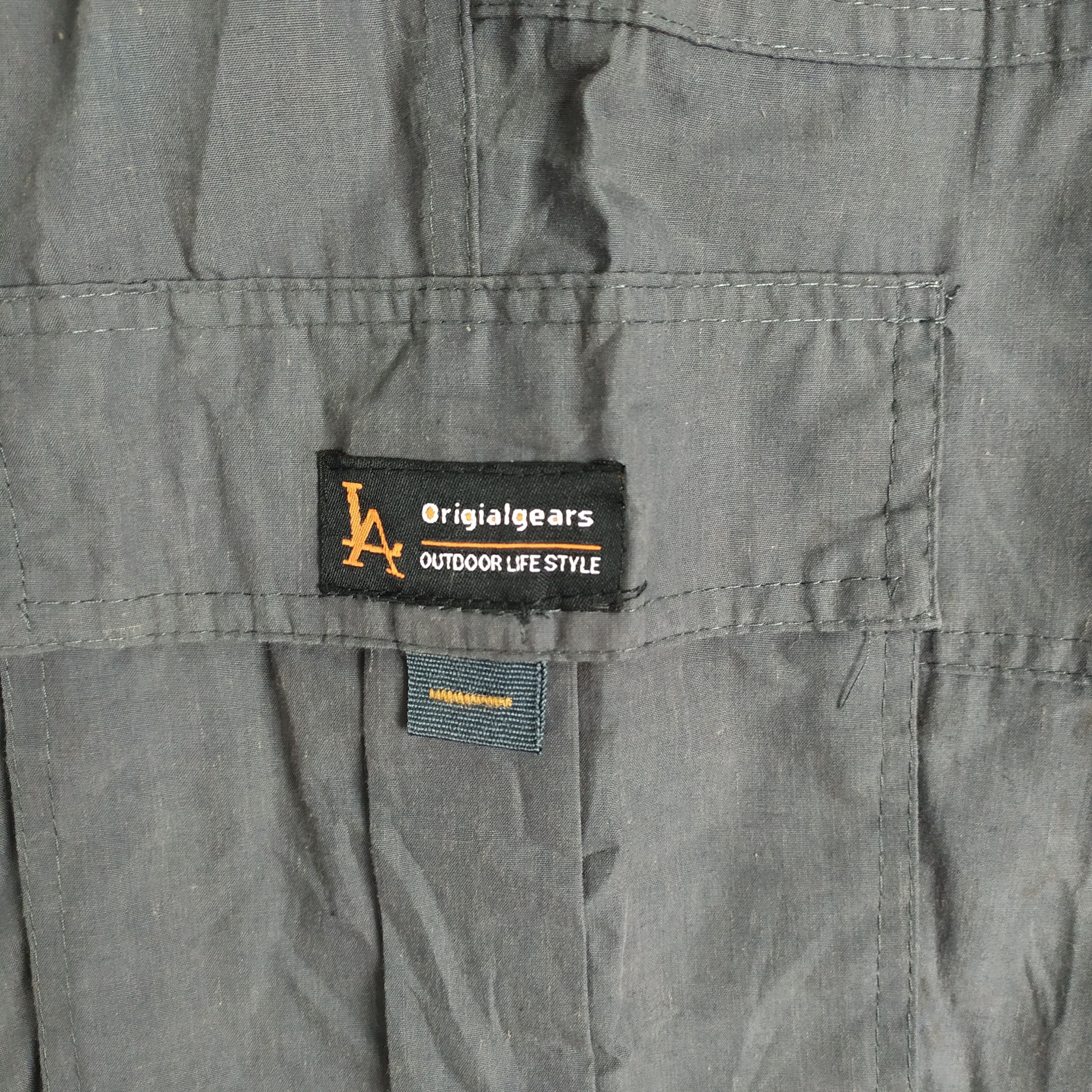 Japanese Brand LA CARGO PANTS DRAWSTRING WAIST Size US 30 / EU 46 - 13 Thumbnail