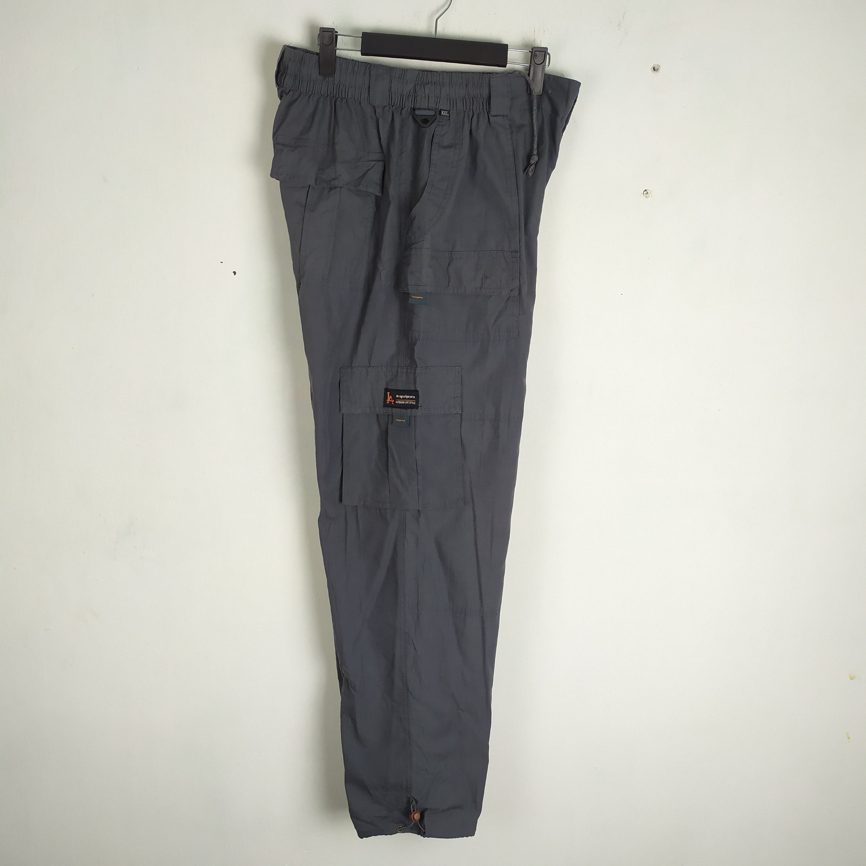 Japanese Brand LA CARGO PANTS DRAWSTRING WAIST Size US 30 / EU 46 - 4 Thumbnail