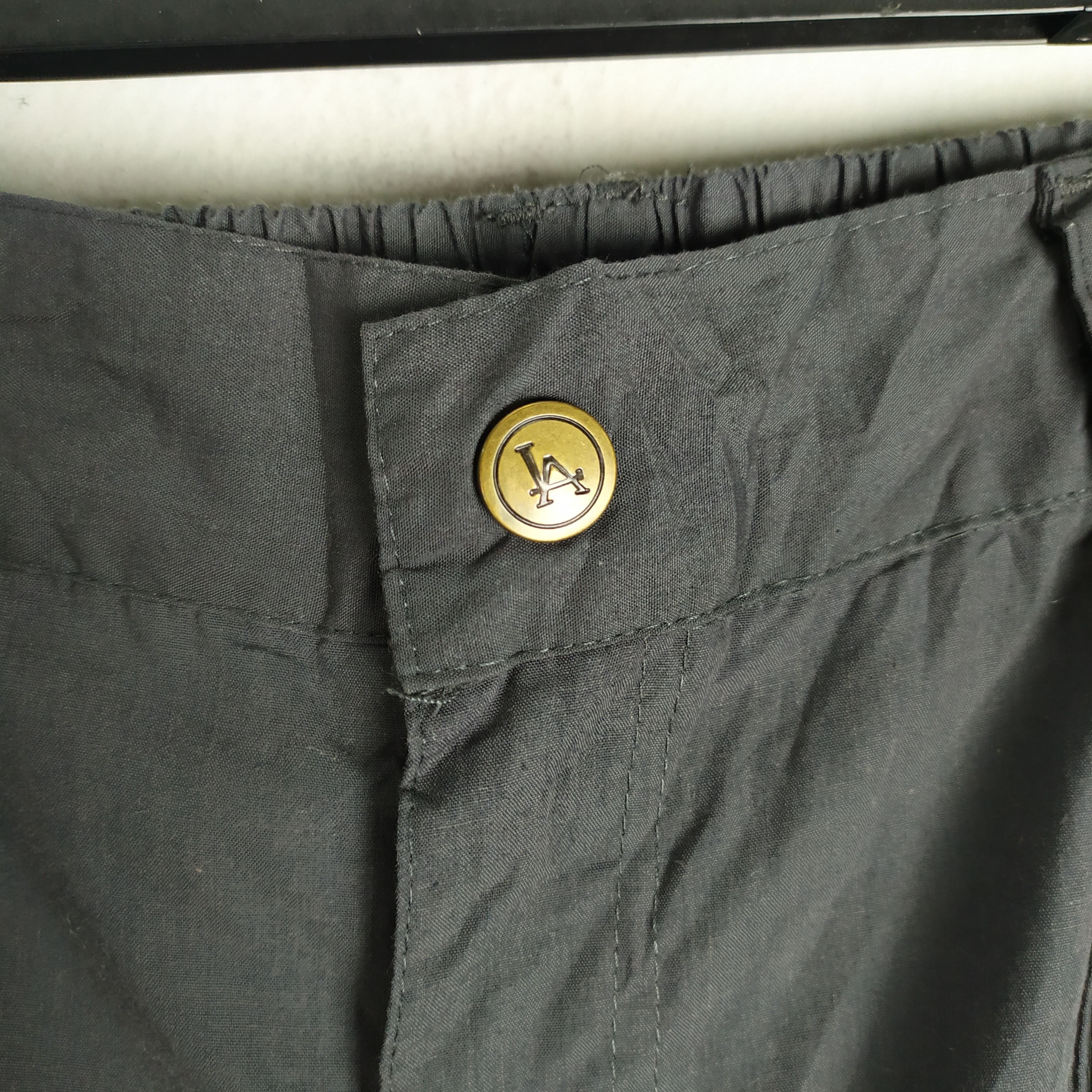 Japanese Brand LA CARGO PANTS DRAWSTRING WAIST Size US 30 / EU 46 - 8 Thumbnail